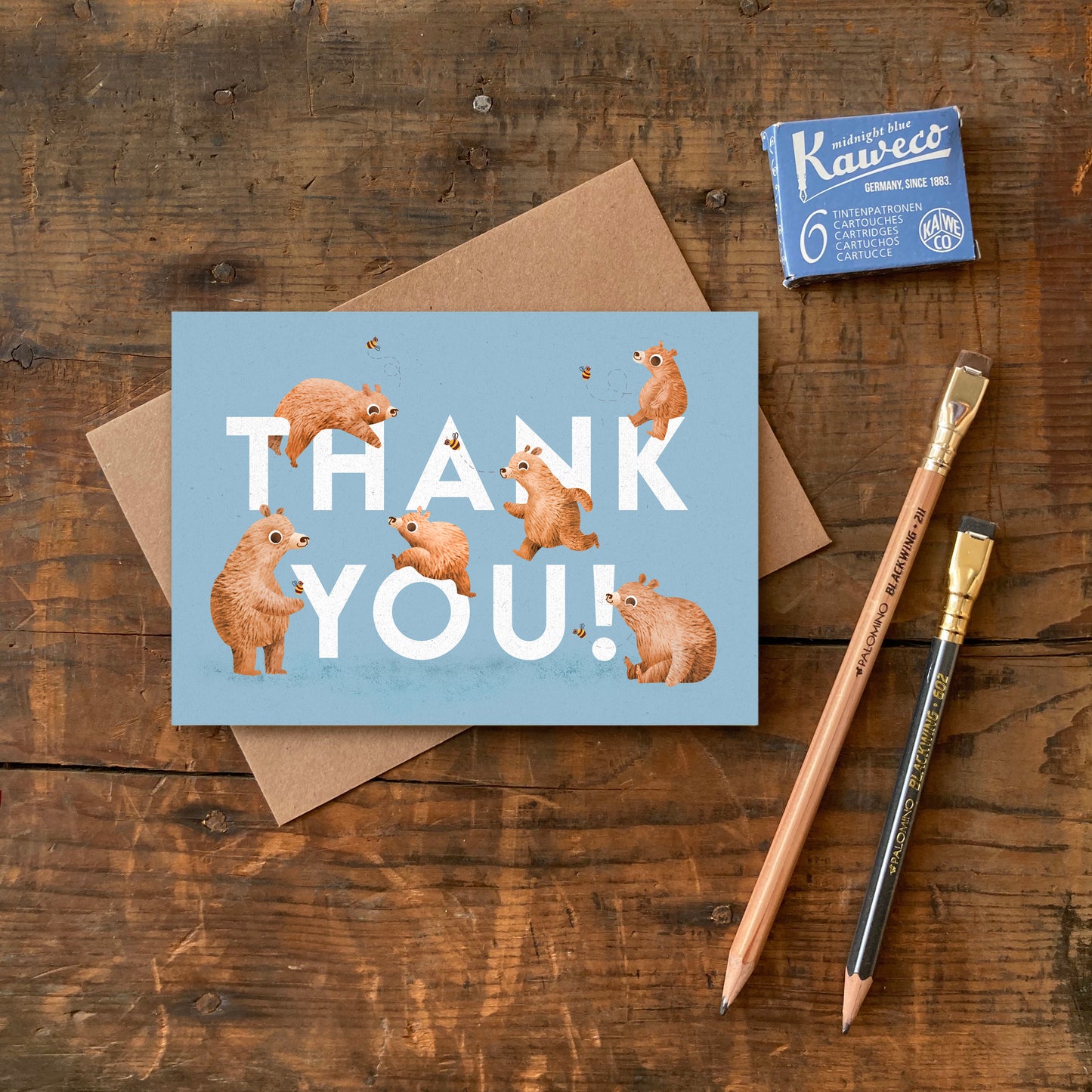 Thank You Bears Greeting Card image 1