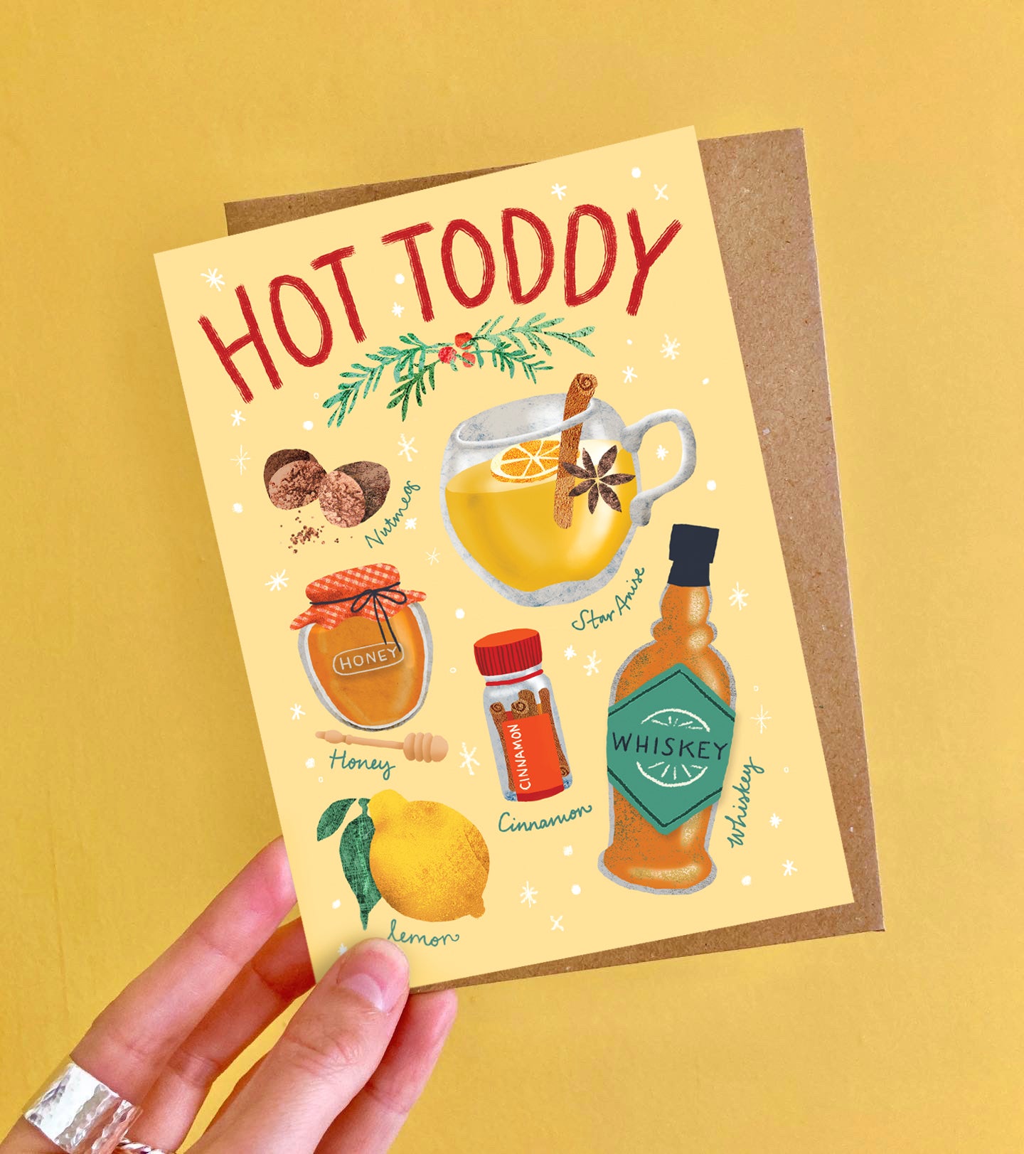 Christmas Recipes Multipack of 8 Greeting Cards