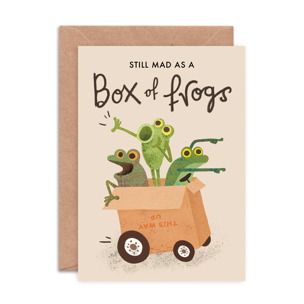 Box of Frogs Greeting Card