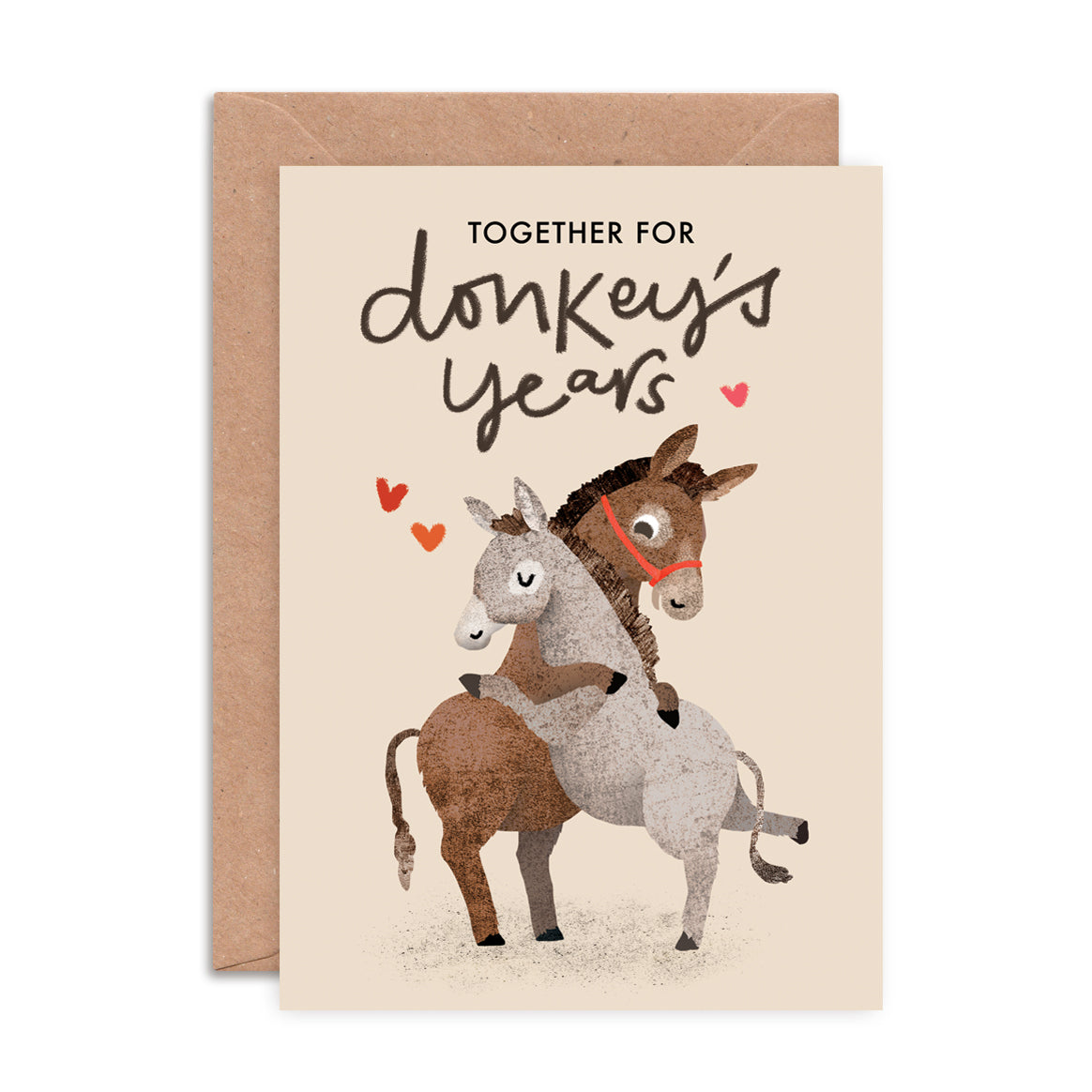 Donkey's Years Greeting Card