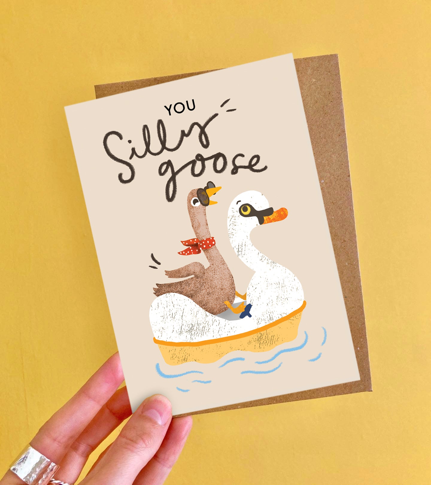 Silly Goose Greeting Card