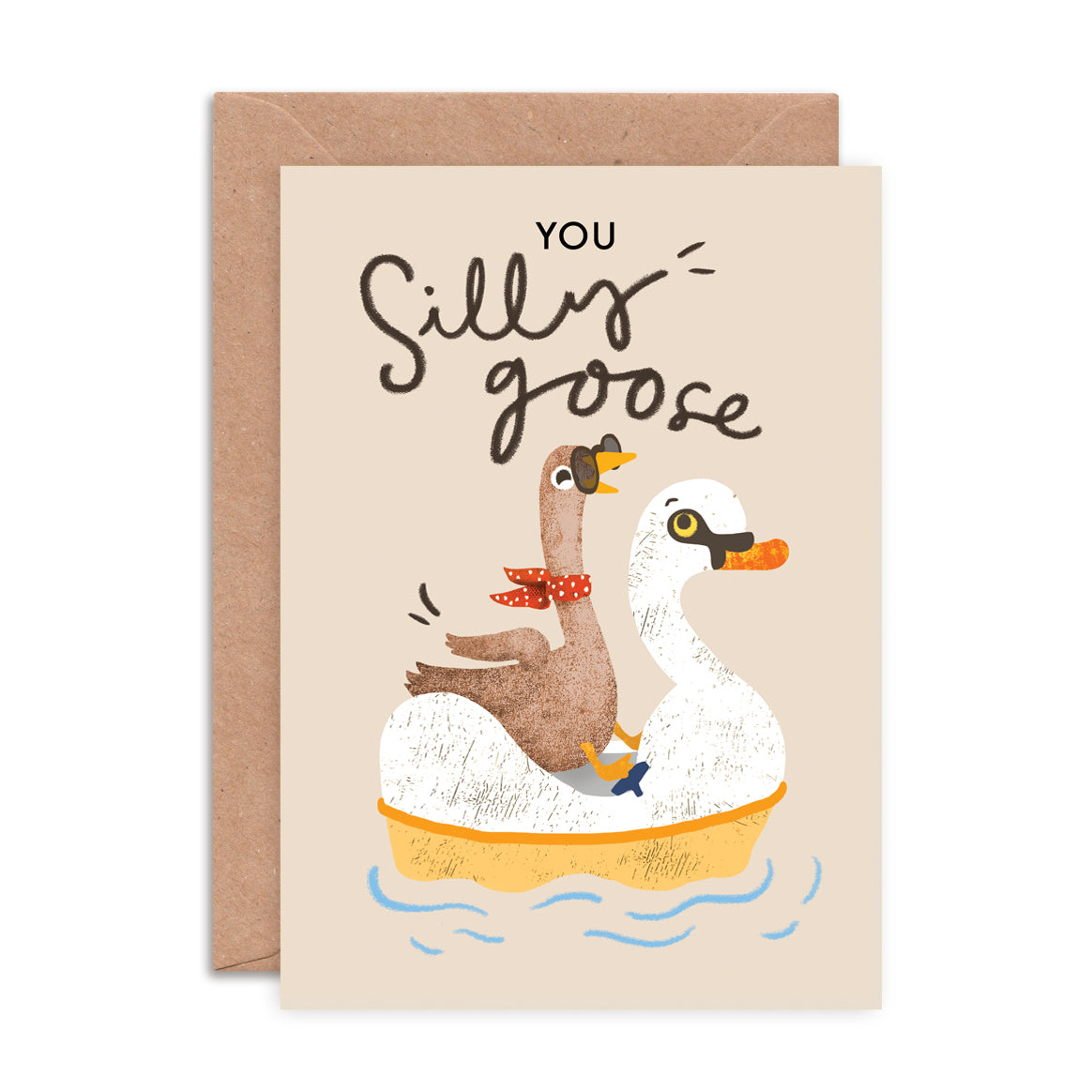 Silly Goose Greeting Card