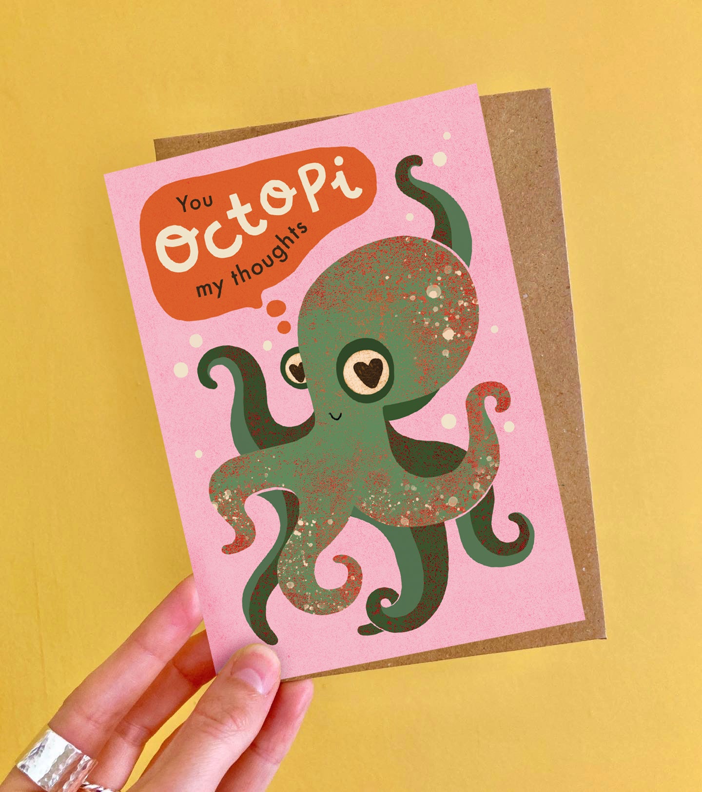 Octopi My Thoughts Greeting Card