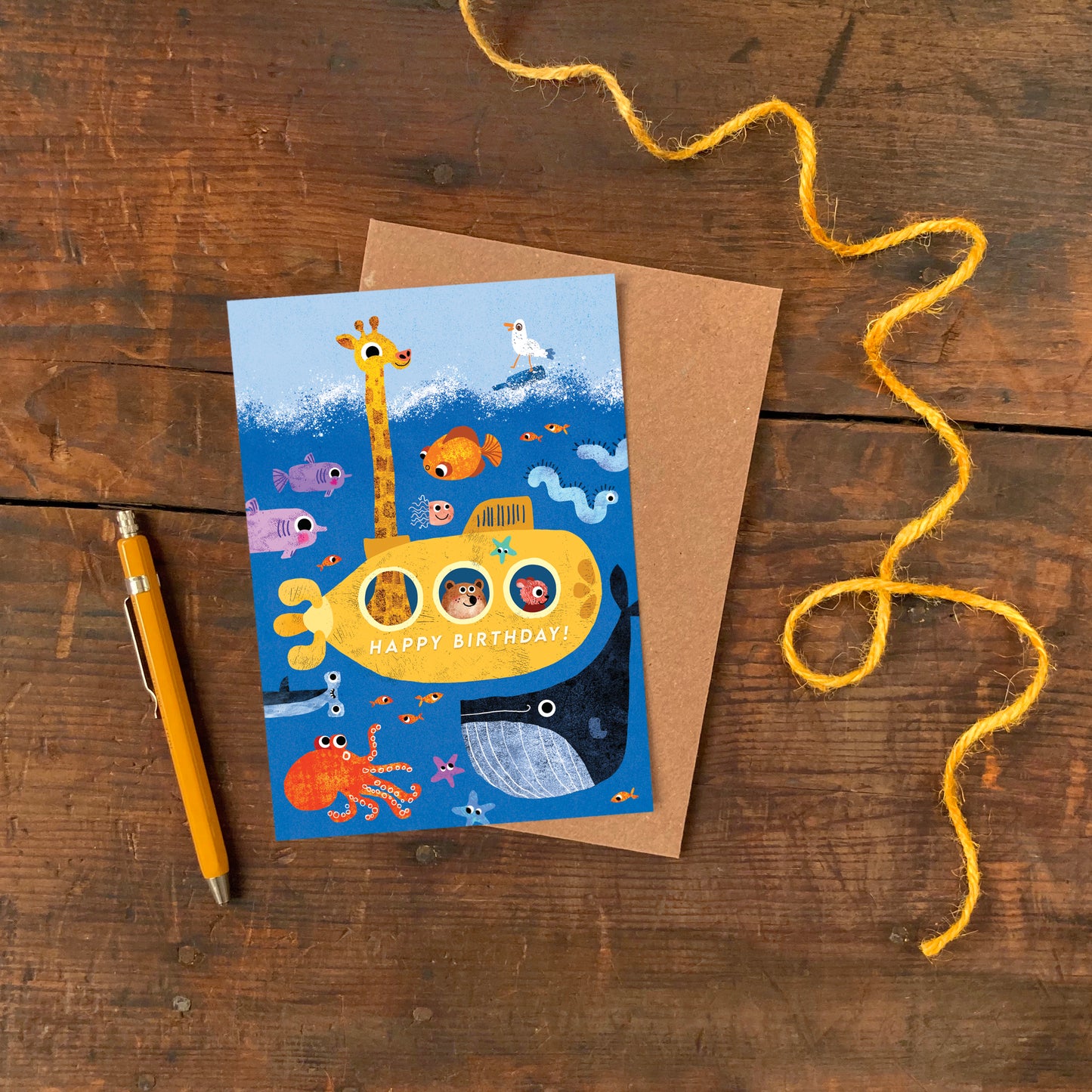 Birthday Submarine Greeting Card image 1