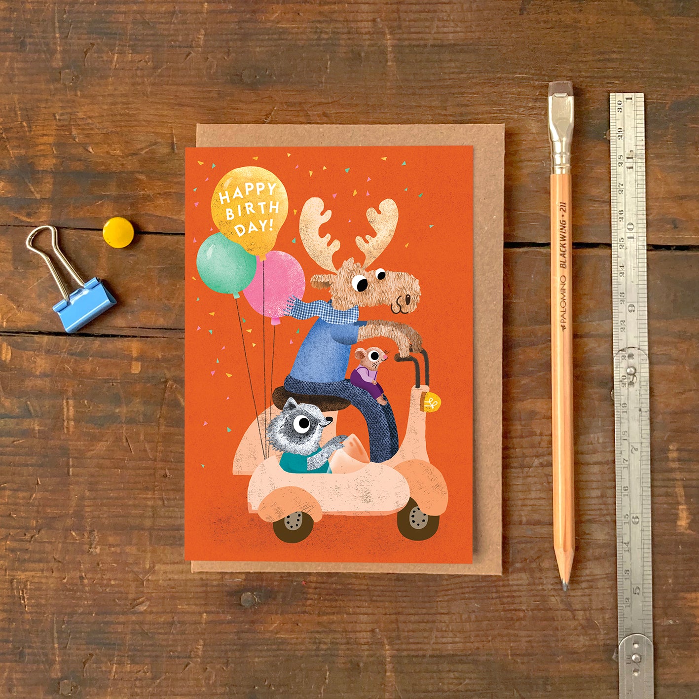 Birthday Motorcycle Greeting Card image 1