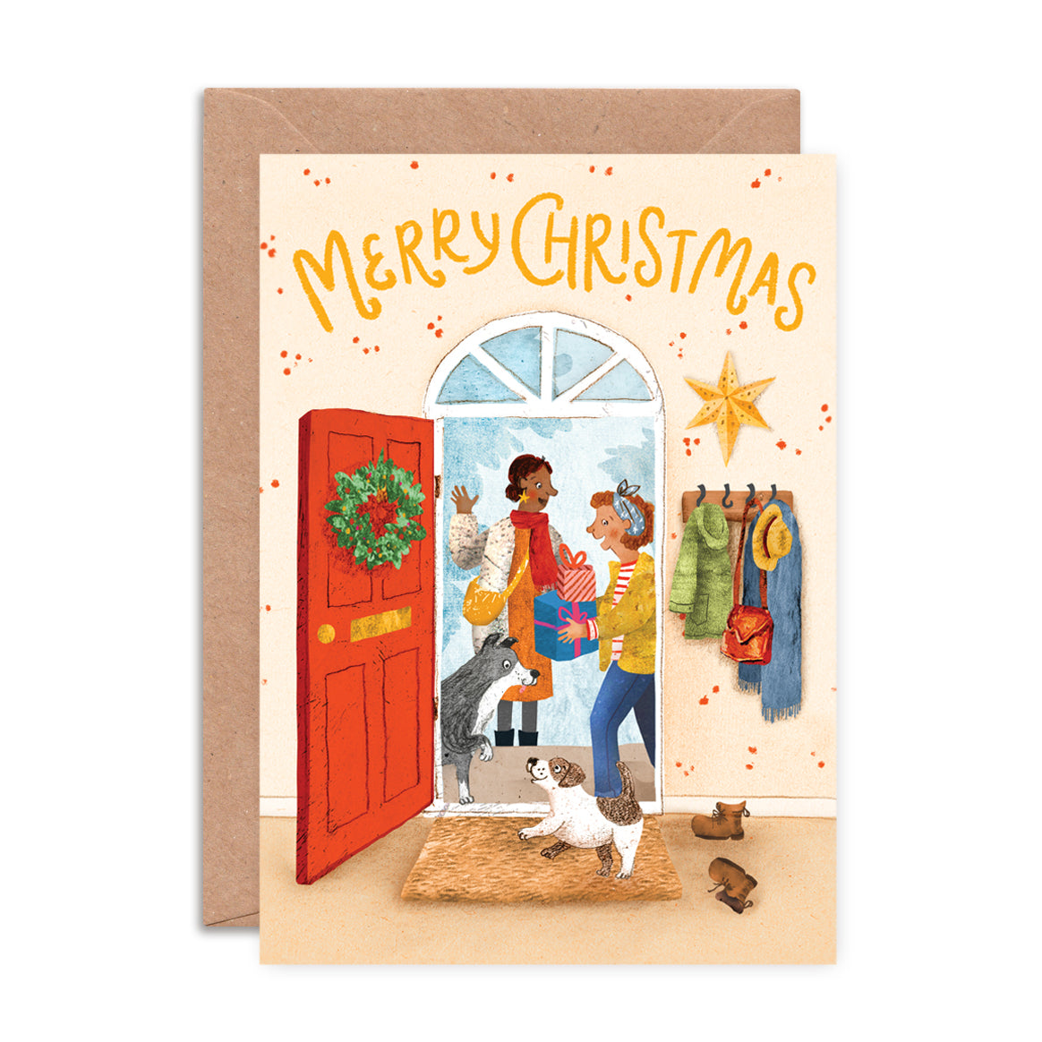 'A Family Christmas' Multipack of 6 Greetings Cards image 12