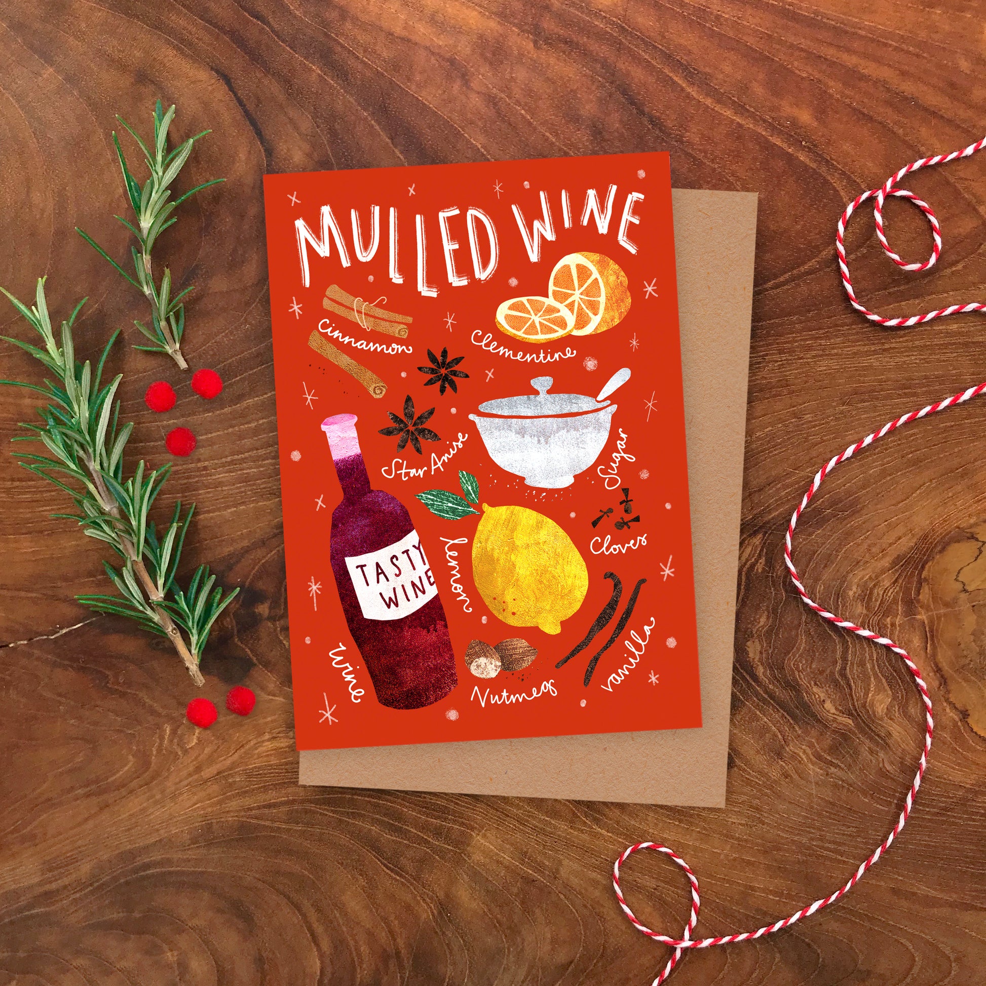 Christmas Recipe Greeting Cards- Multipack of 8 image 4