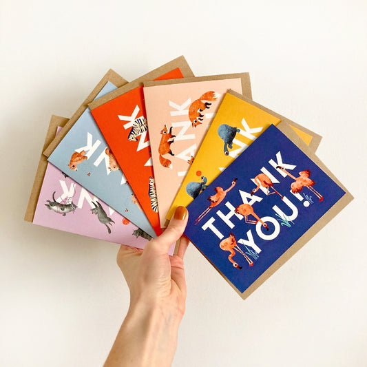 Thank You Cards - Multipack of 6 Cards image 0