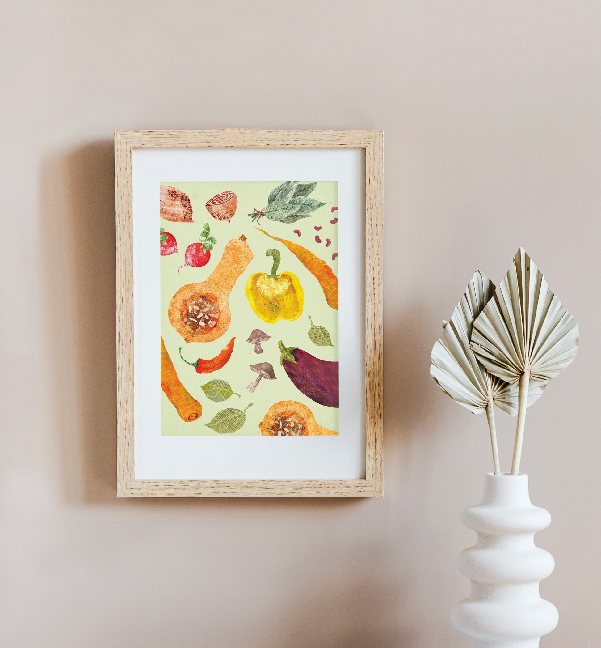 Vegetable Recycled A4 Art Print image 0