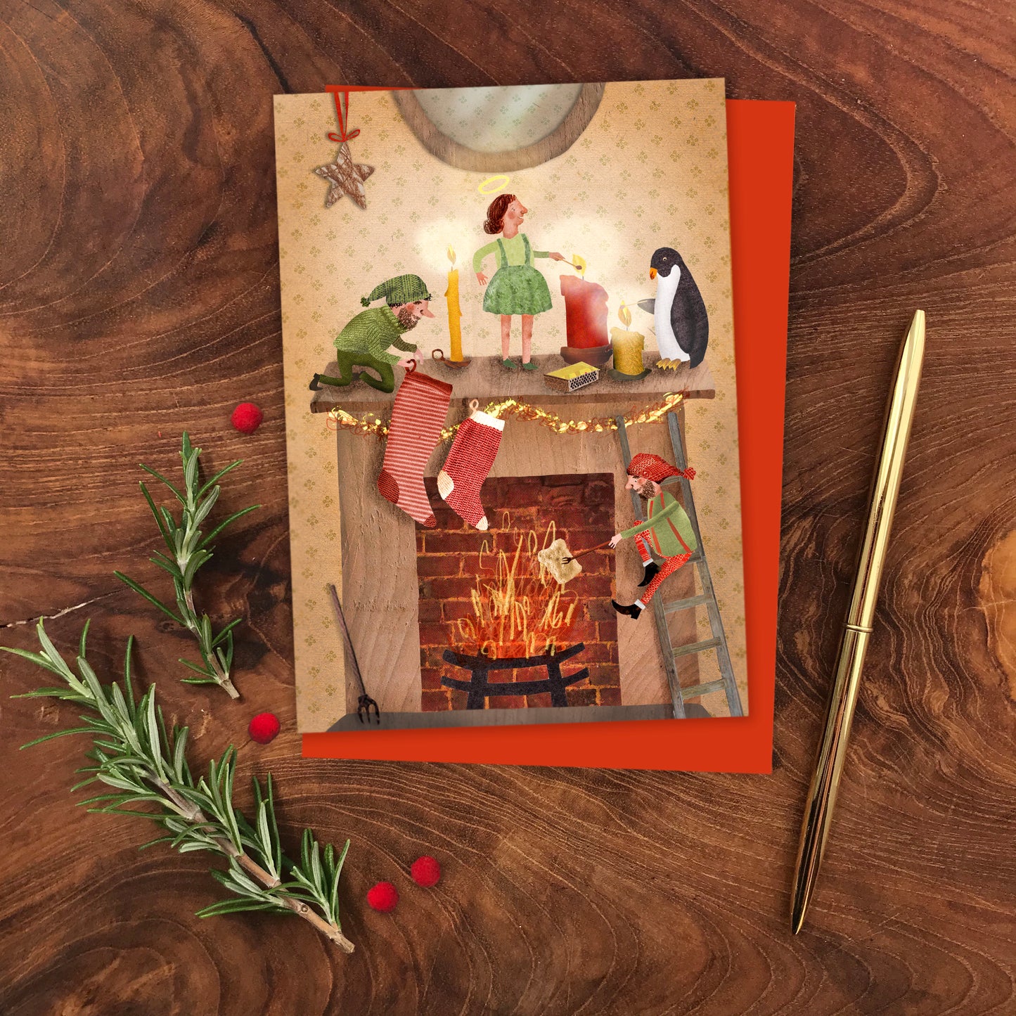 Christmas Scenes Multipack of 6 Greetings Cards image 4