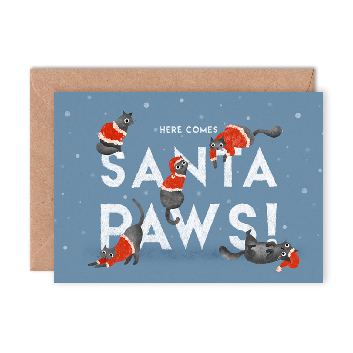 Santa Paws Greetings Card image 0