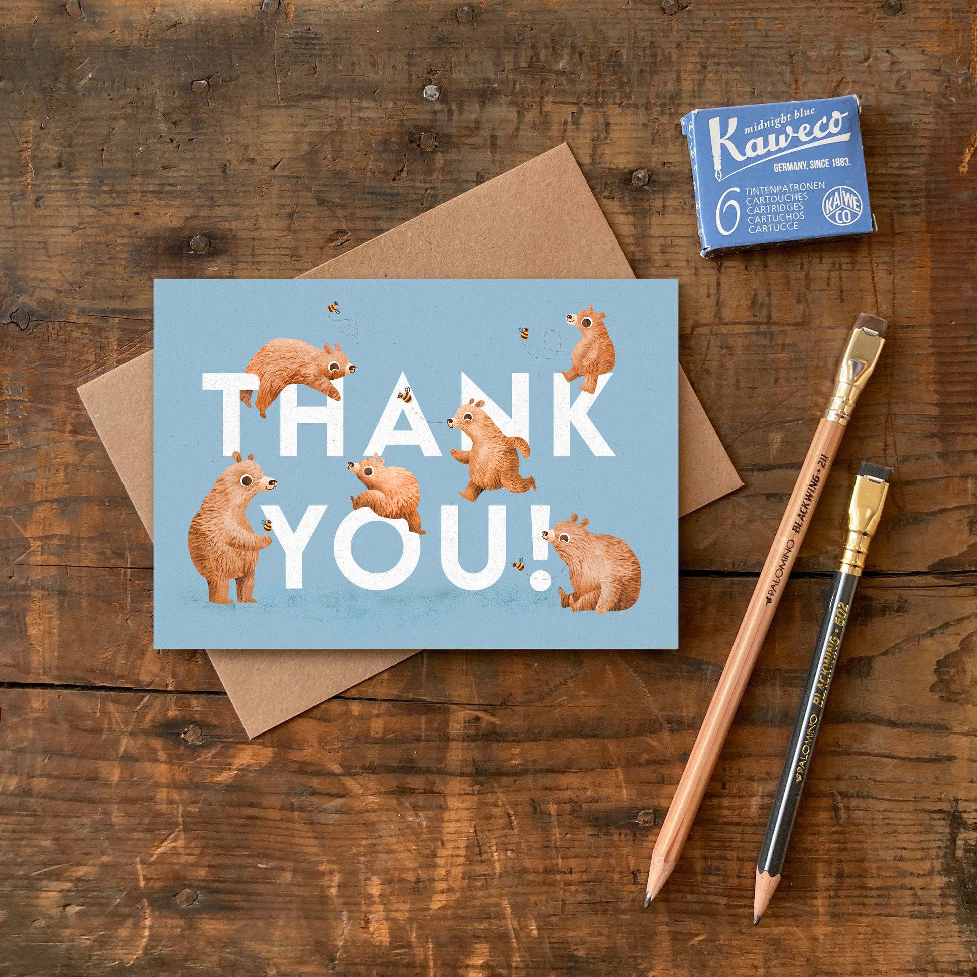 Thank You Bears Greeting Card image 1