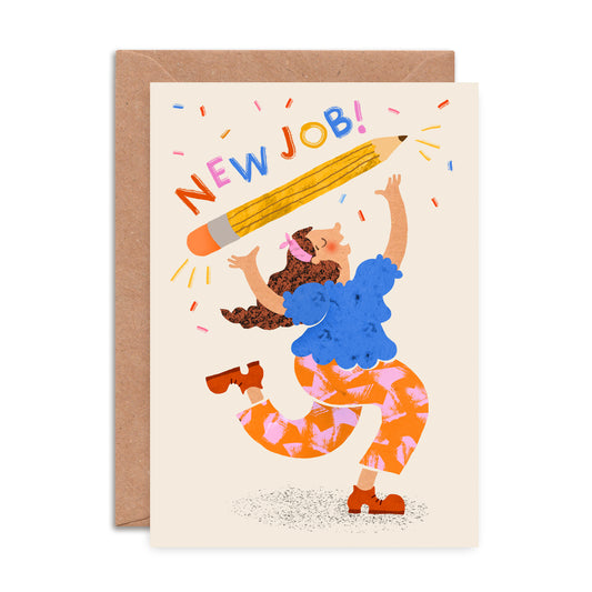 New Job Dance Greeting Card image 0