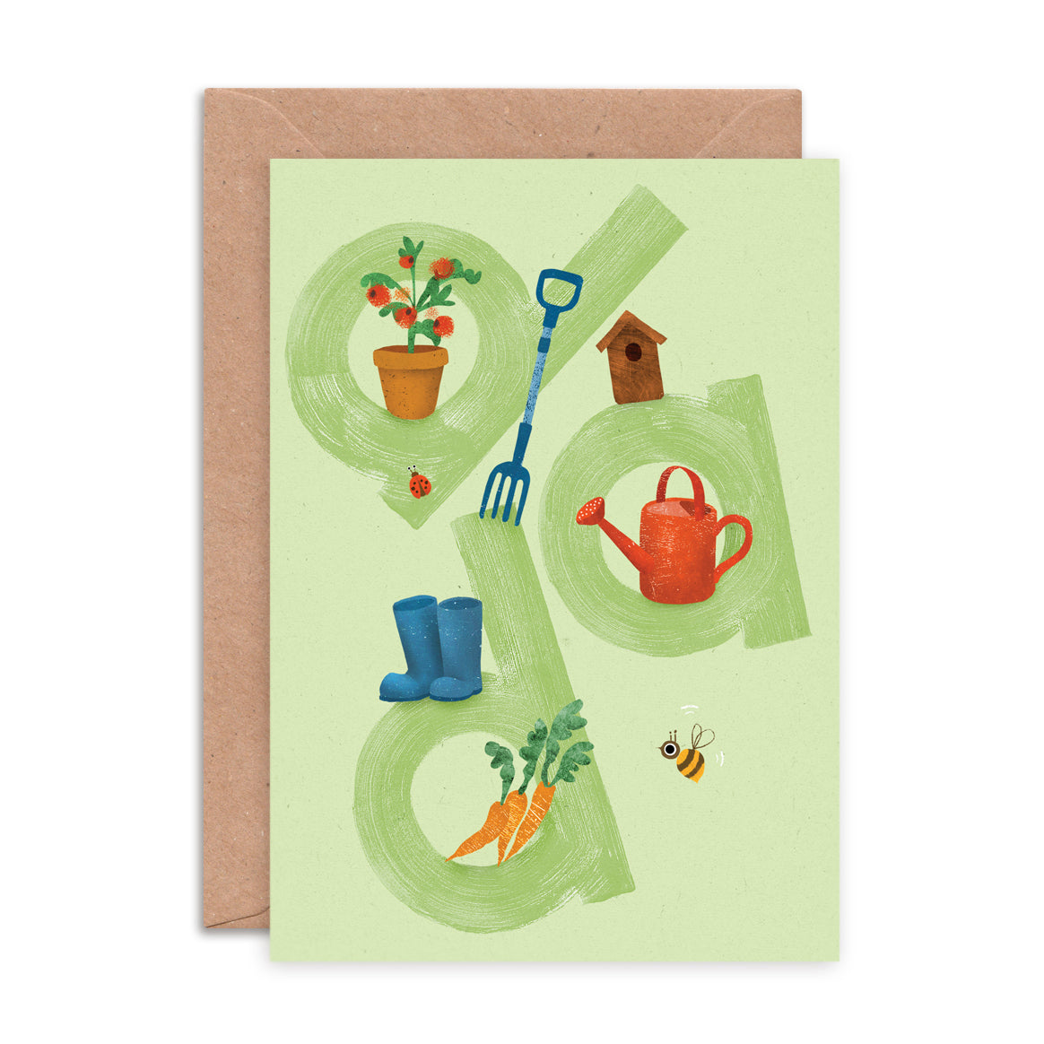 Gardening Dad Greeting Card image 0