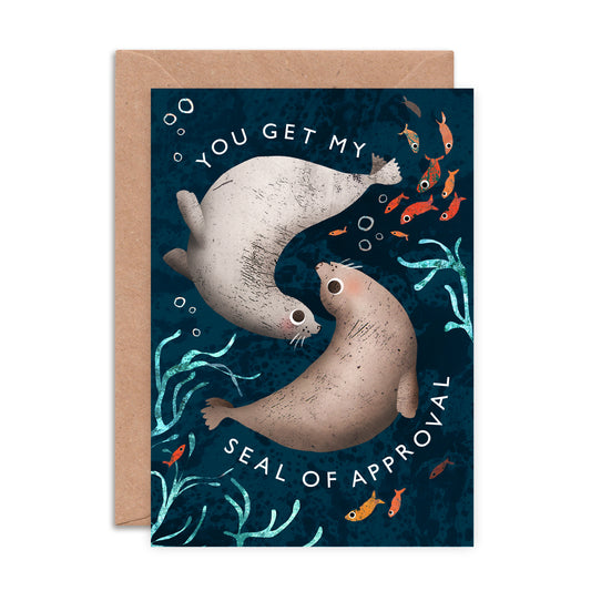 Seal of Approval Greeting Card image 0