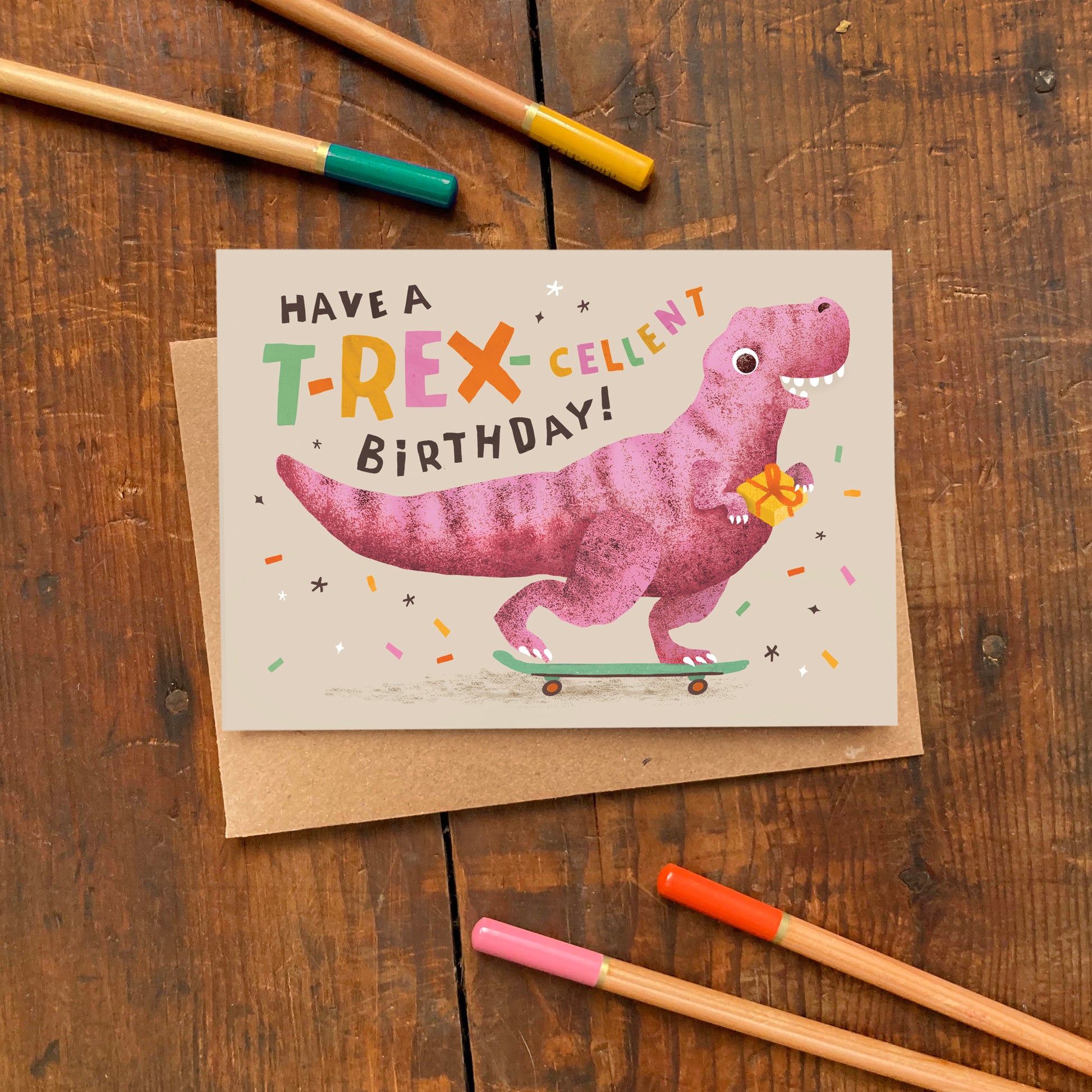 Dino Birthday Multipack of 6 Cards image 6