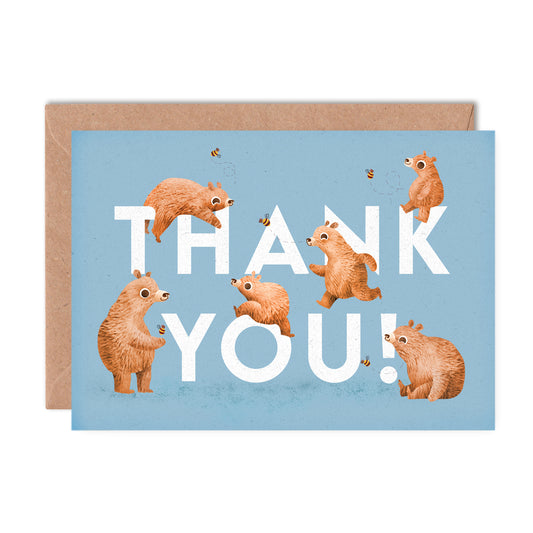 Thank You Bears Greeting Card image 0