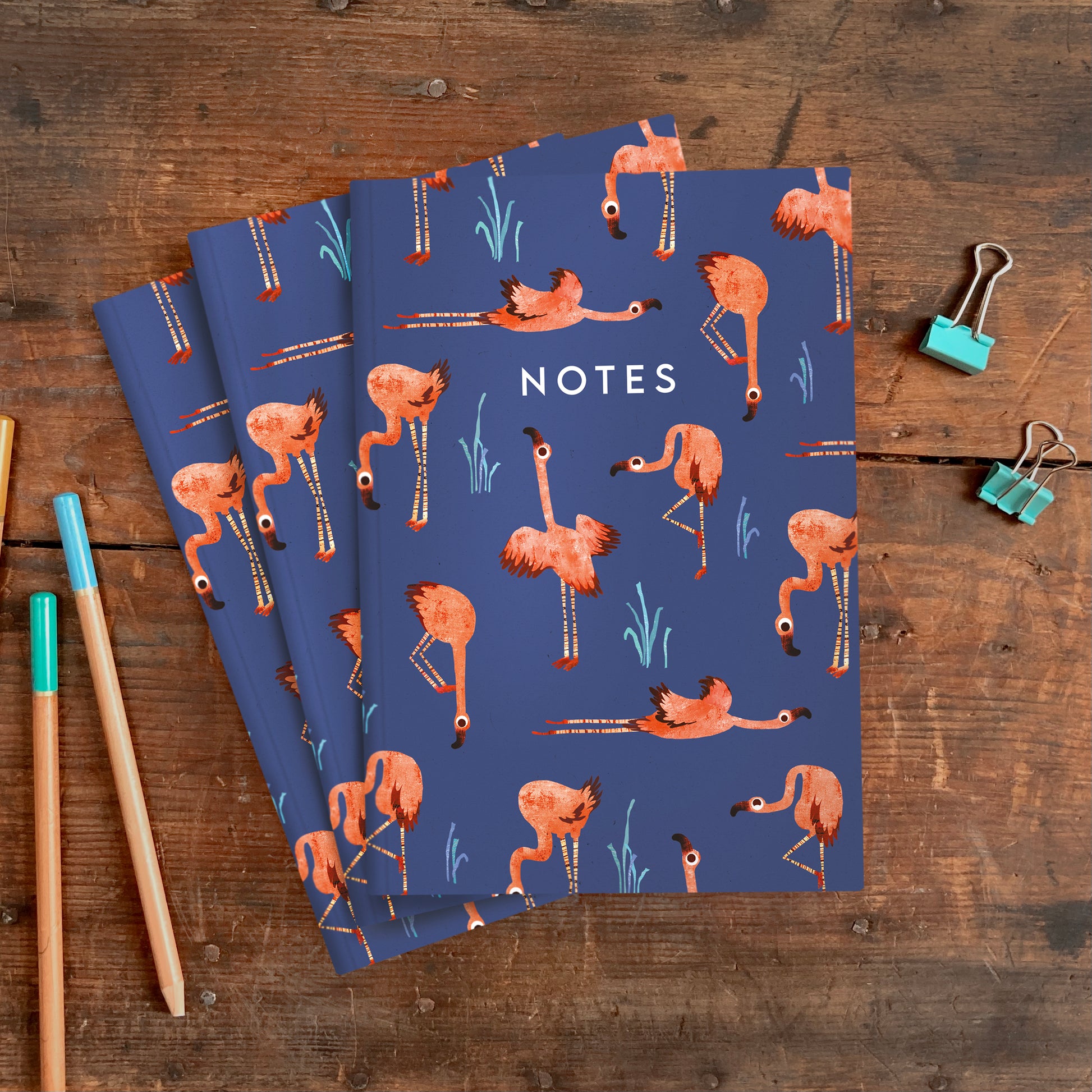 A5 Flamingo Notebook image 1