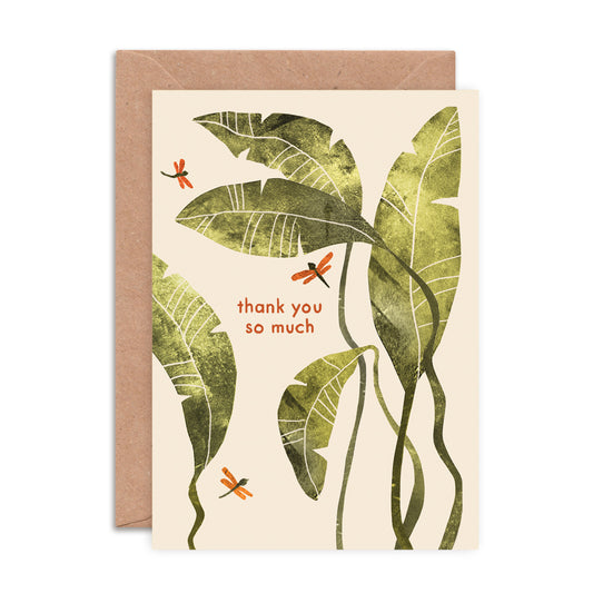 Thank You Palms Greeting Card image 0