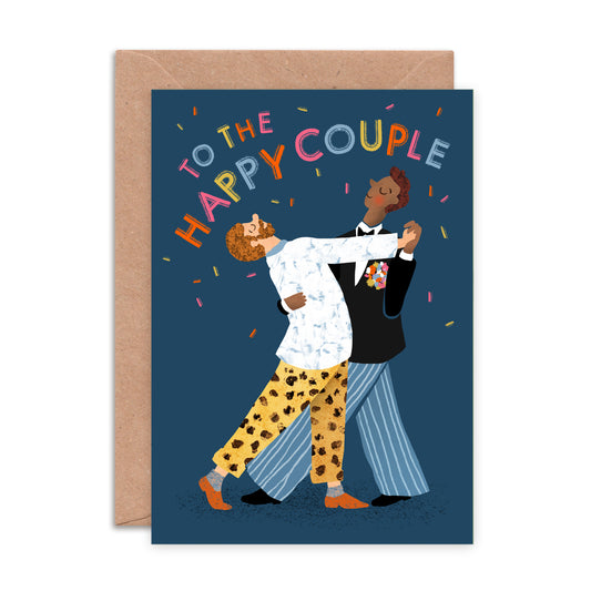 Happy Couple (MM) Greeting Card image 0