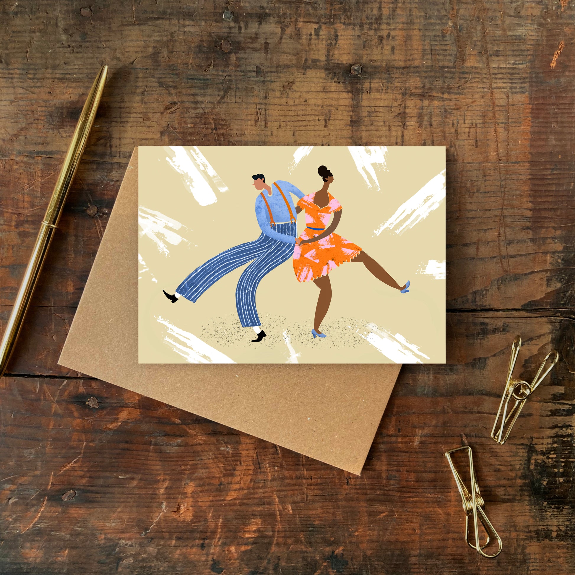 Let's Boogie Greeting Card image 1