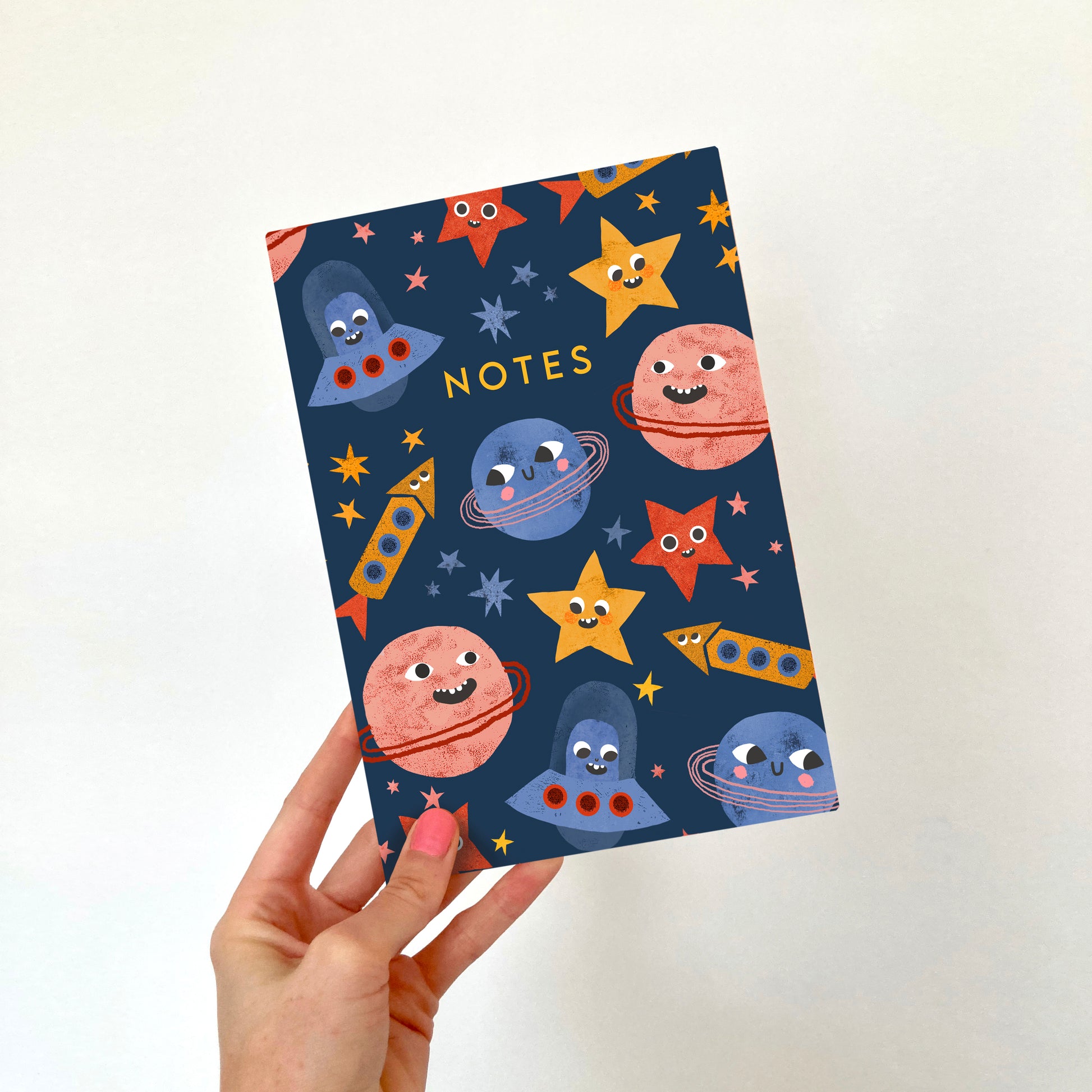 A5 Space Faces Notebook image 0