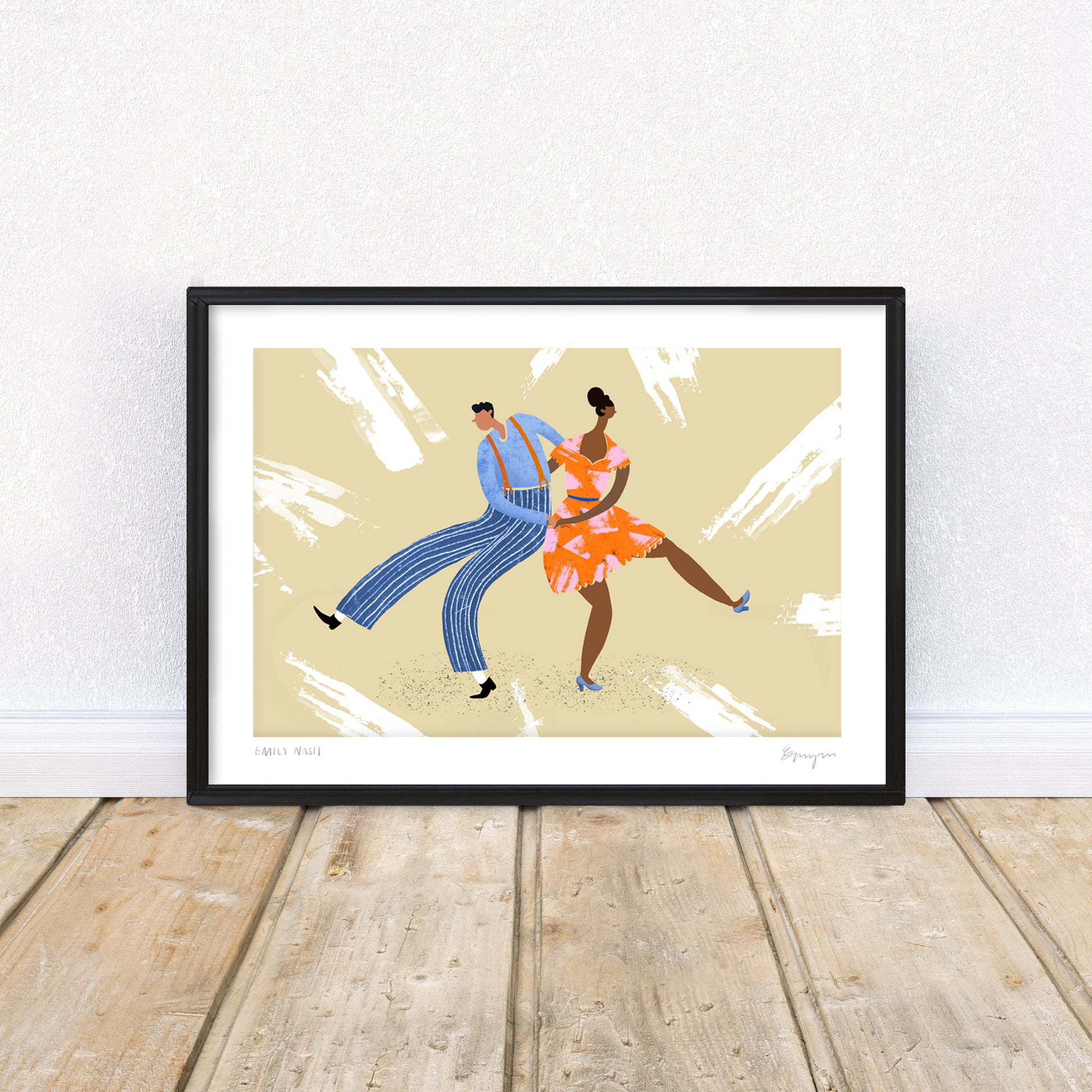 'Let's Boogie' A4 Art Print image 0