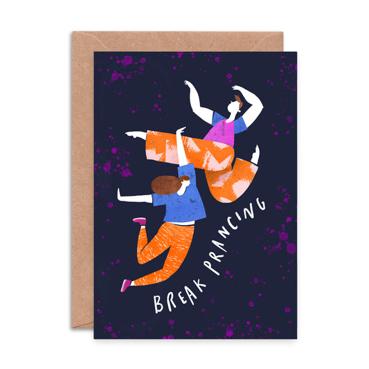 Break Prancing Greeting Card image 0
