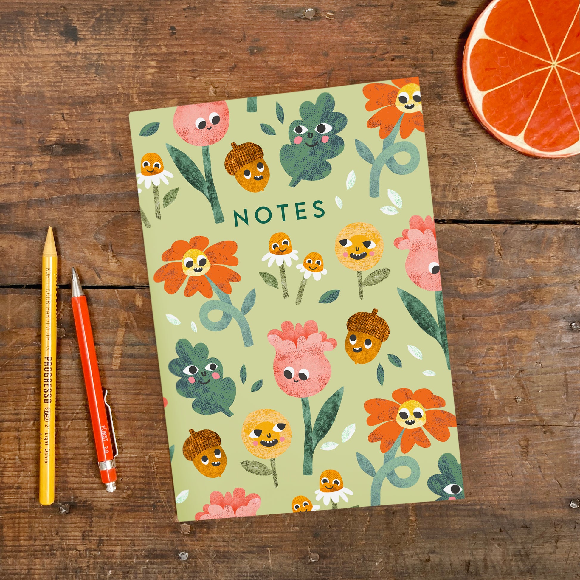 A5 Flower Faces Notebook image 2