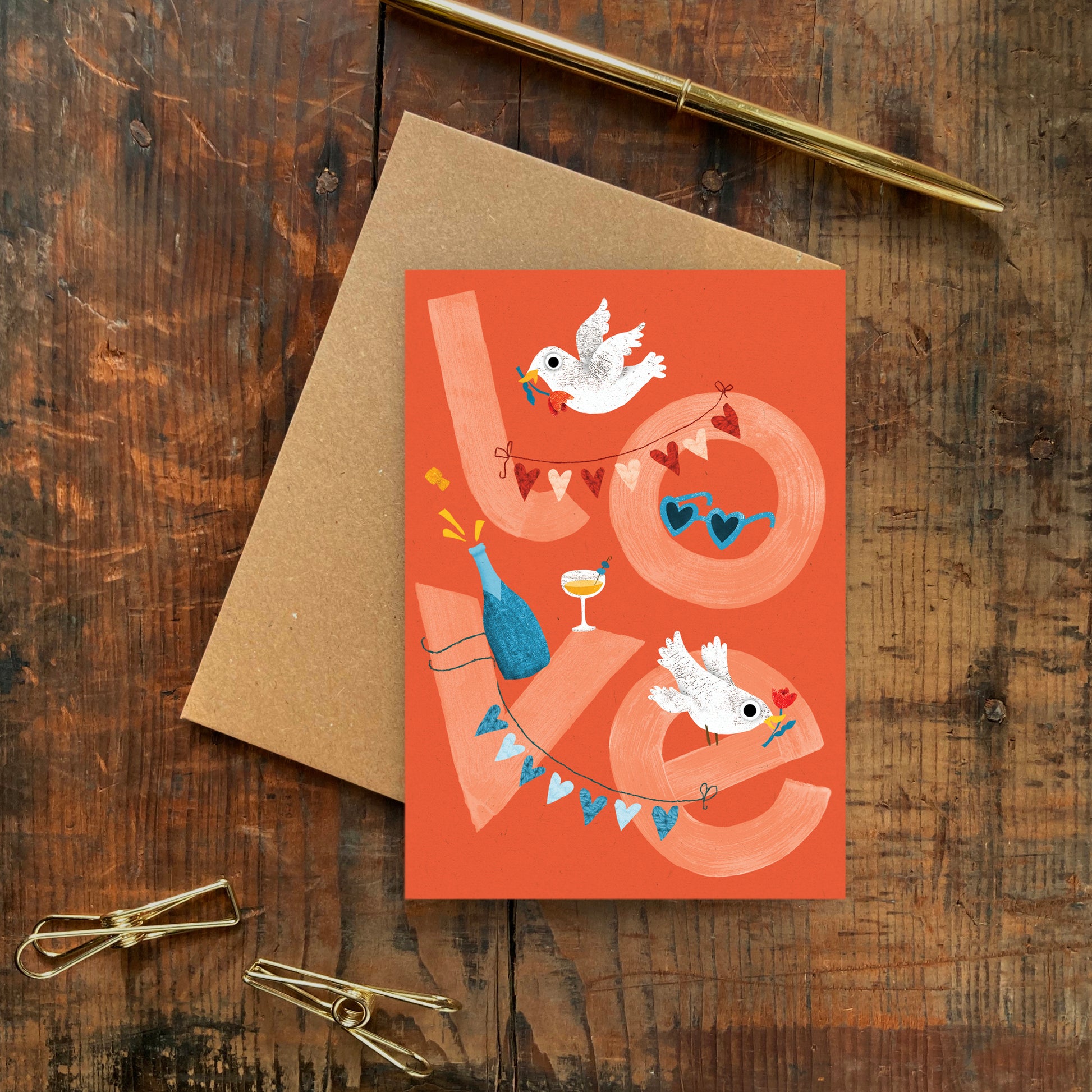 Love Doves Greeting Card image 1