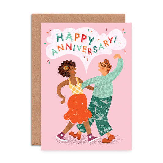 Anniversary Dance Greeting Card image 0