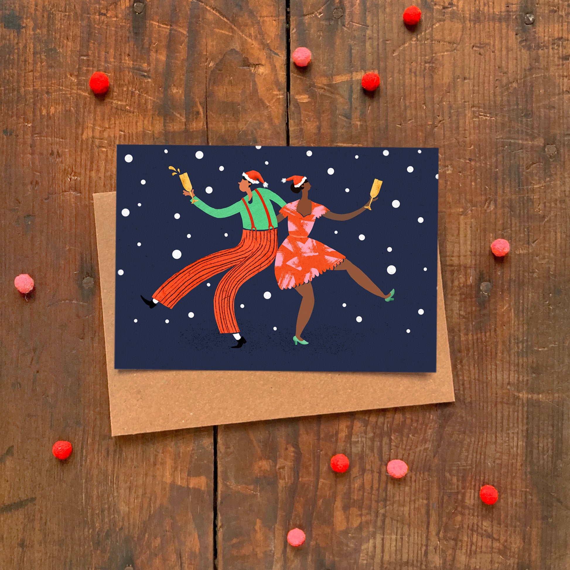 Christmas Boogie Greeting Card image 1