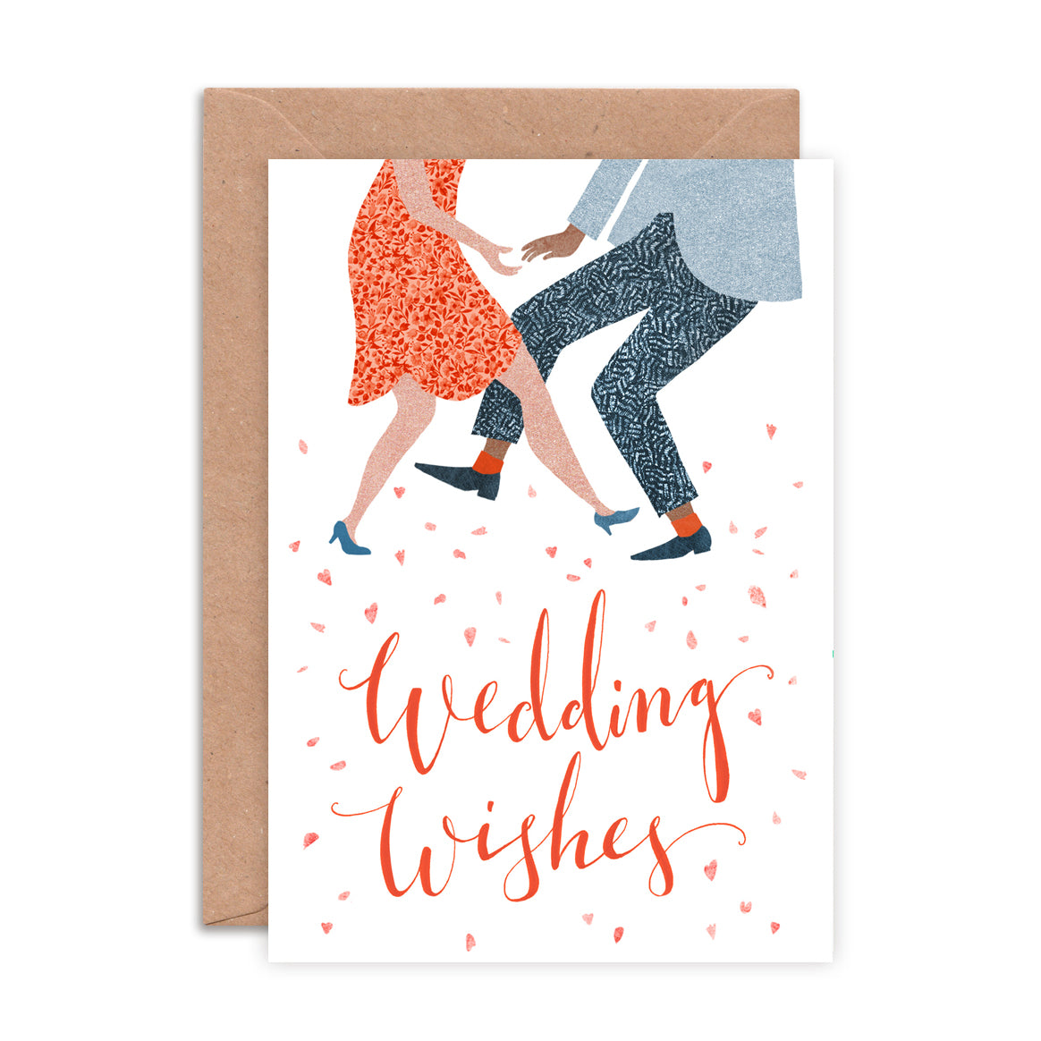 Dancing Wedding Wishes Greetings Card image 0