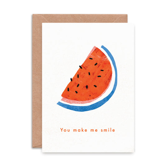 'You Make Me Smile' Greeting Card image 0