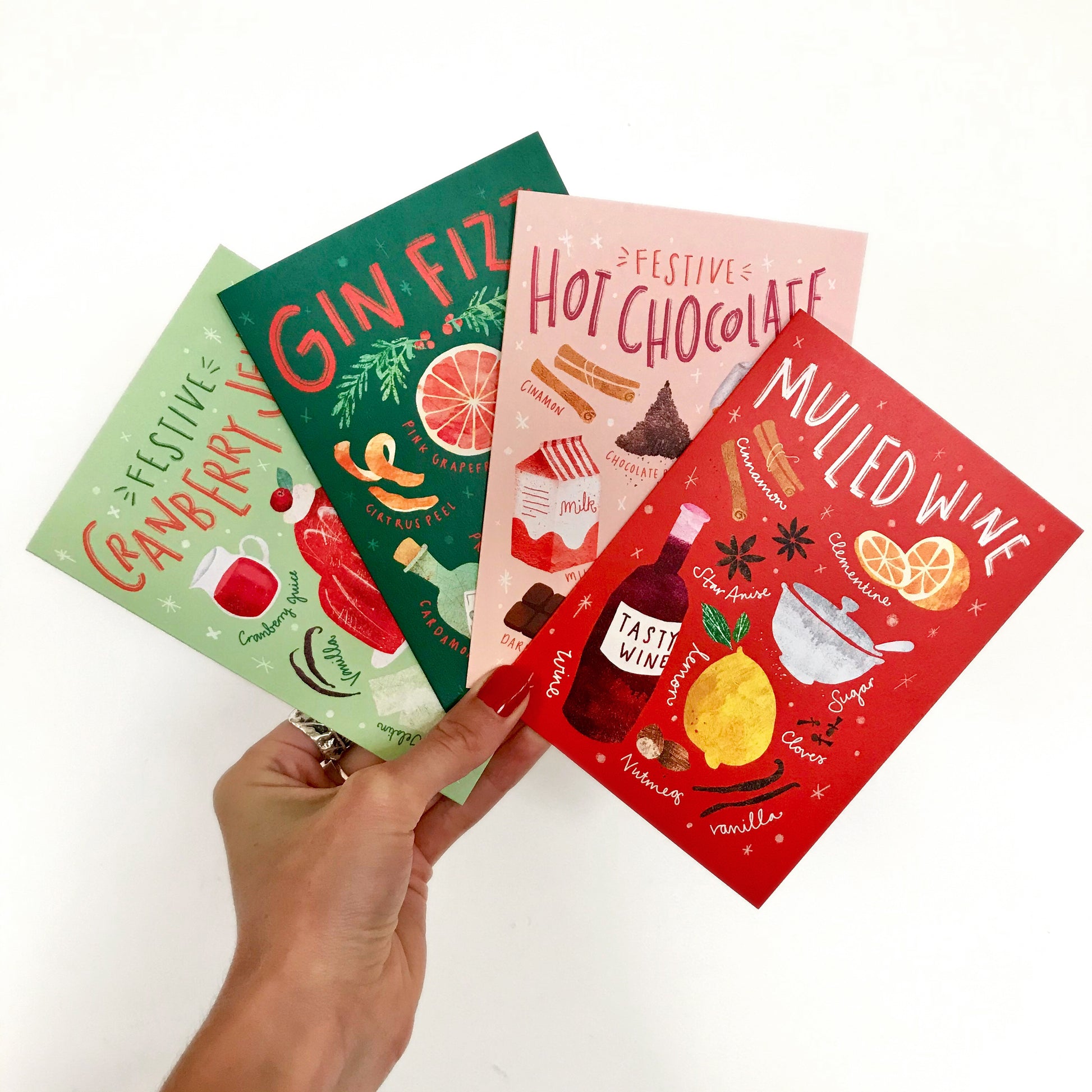 Christmas Recipe Greeting Cards- Multipack of 8 image 1