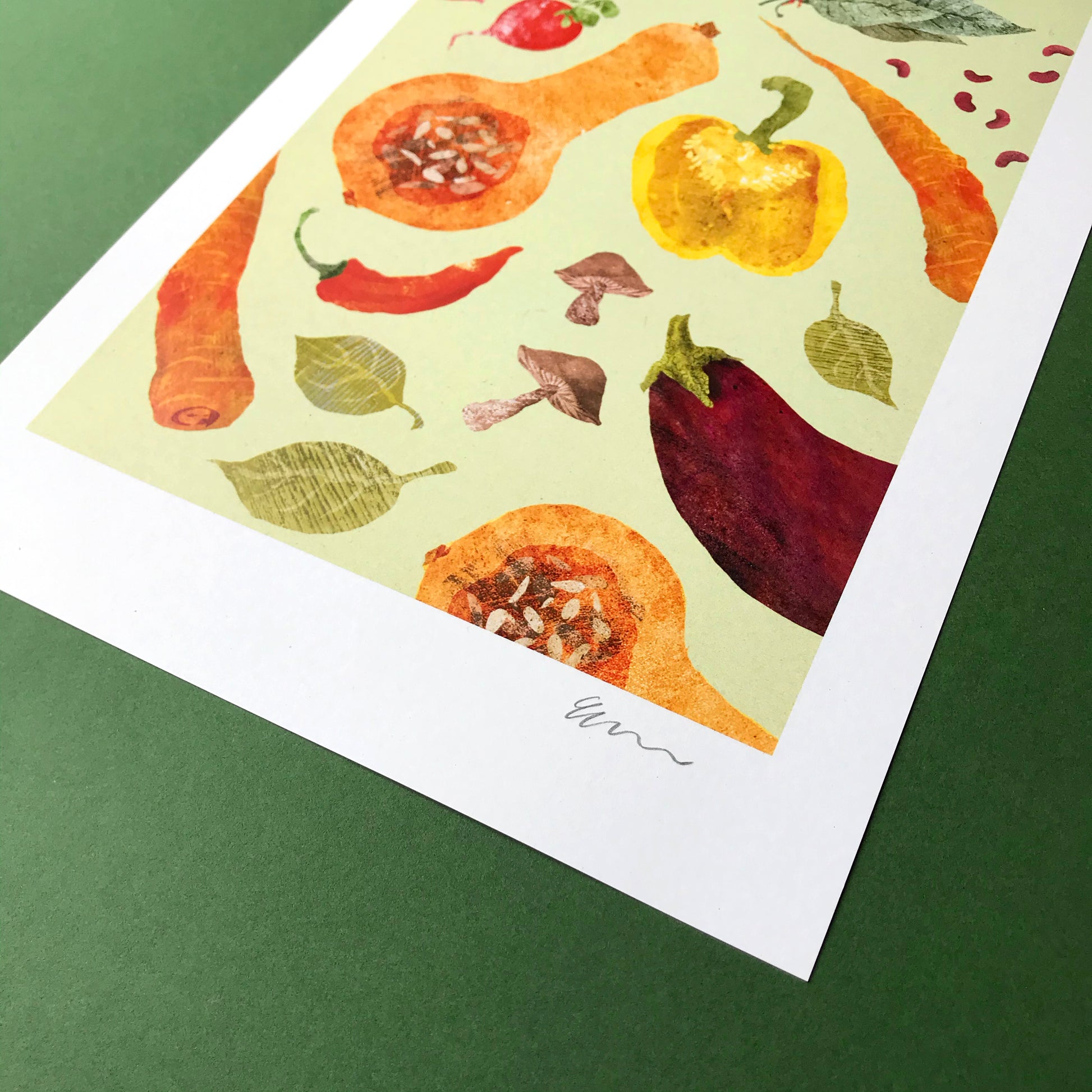 Vegetable Recycled A4 Art Print image 1