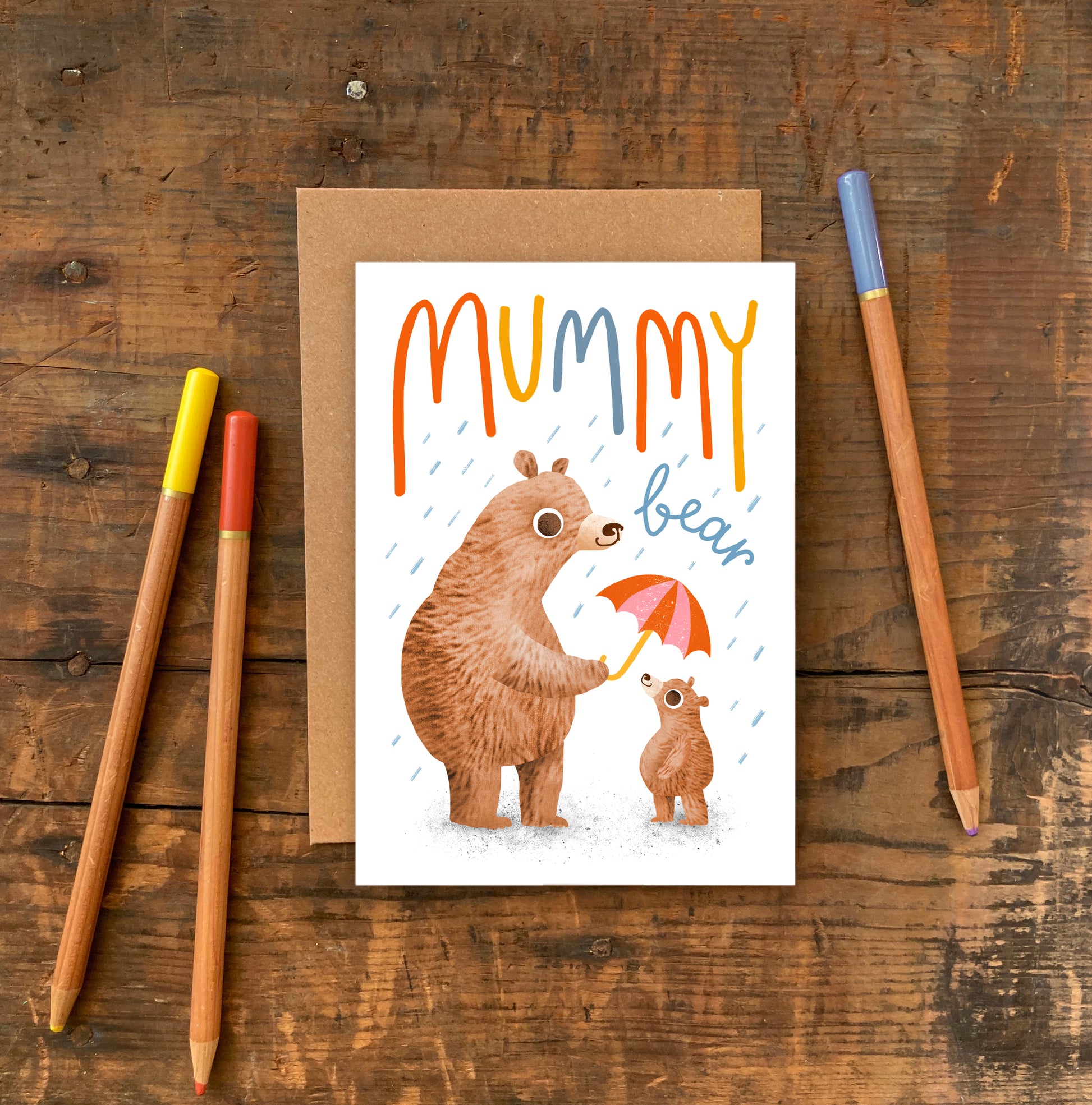 Mummy Bear Greeting Card image 1