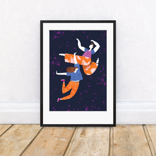 'Break Prancing' A4 Art Print image 0