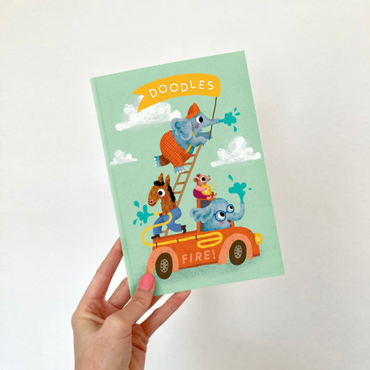 A5 Fire Engine Notebook image 0