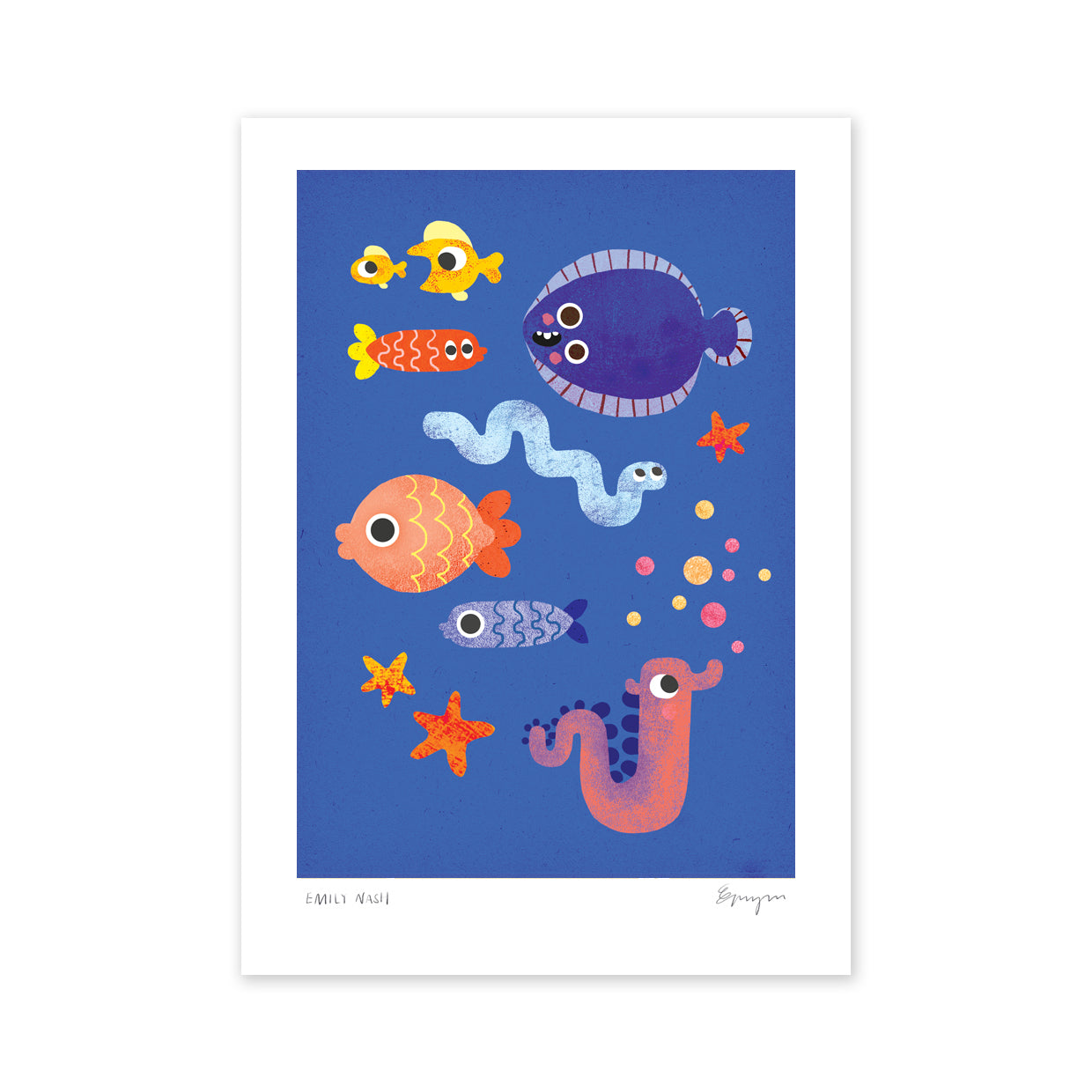 Fish Faces Art Print image 1