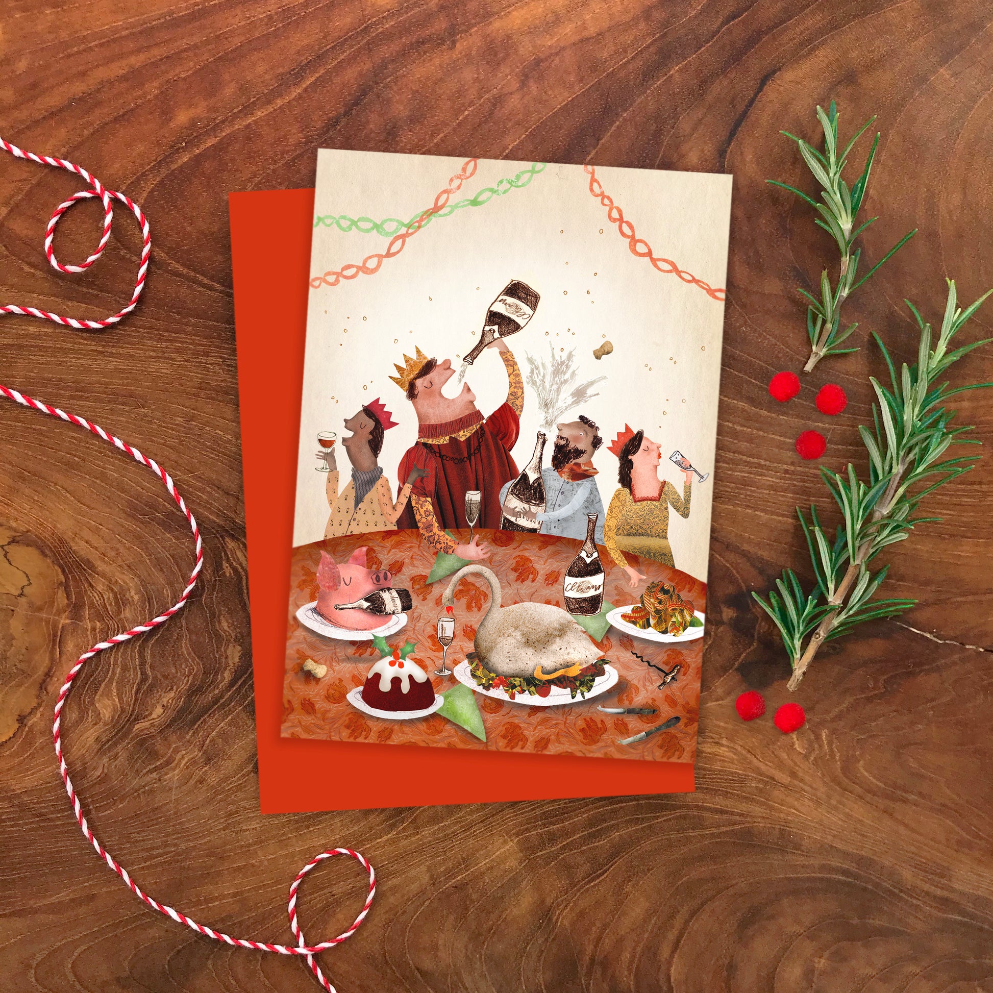 Christmas Scenes Multipack of 6 Greetings Cards image 2