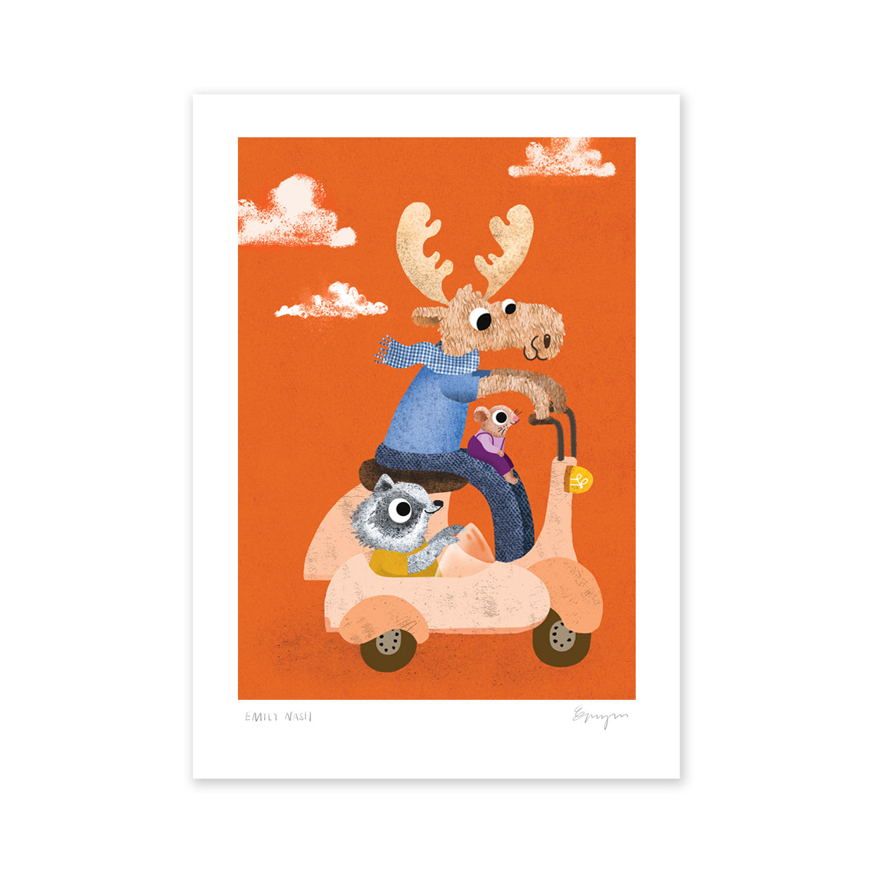 Motorcycle A4 Art Print image 2