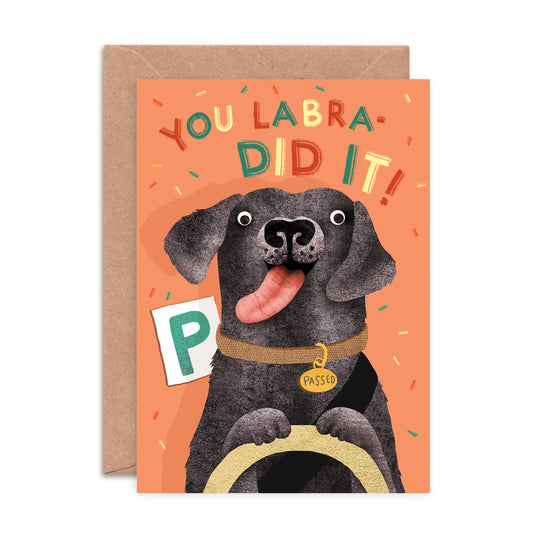 You Labra-did it Dog Greeting Card image 0