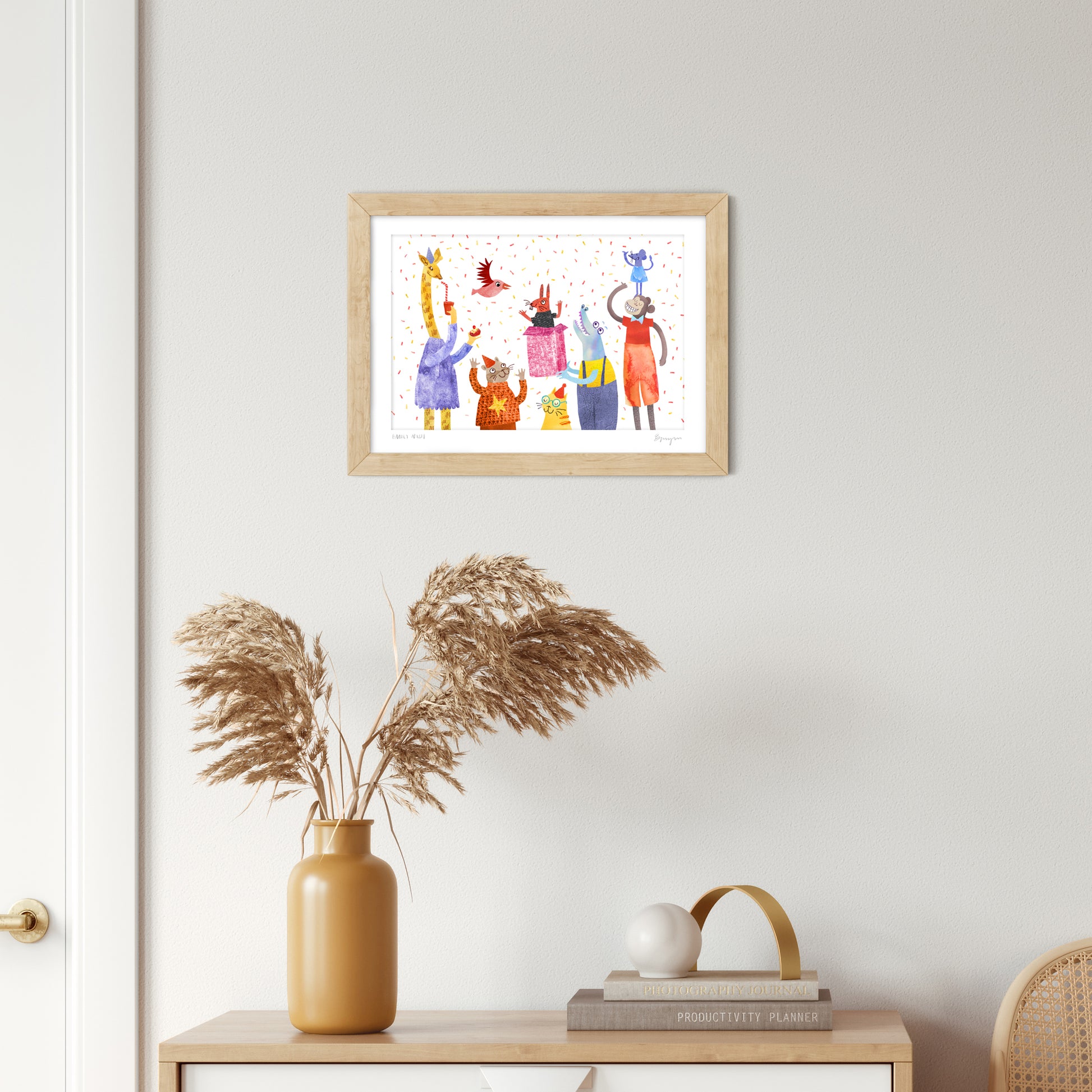 'Party Animals' A4 Art Print image 2