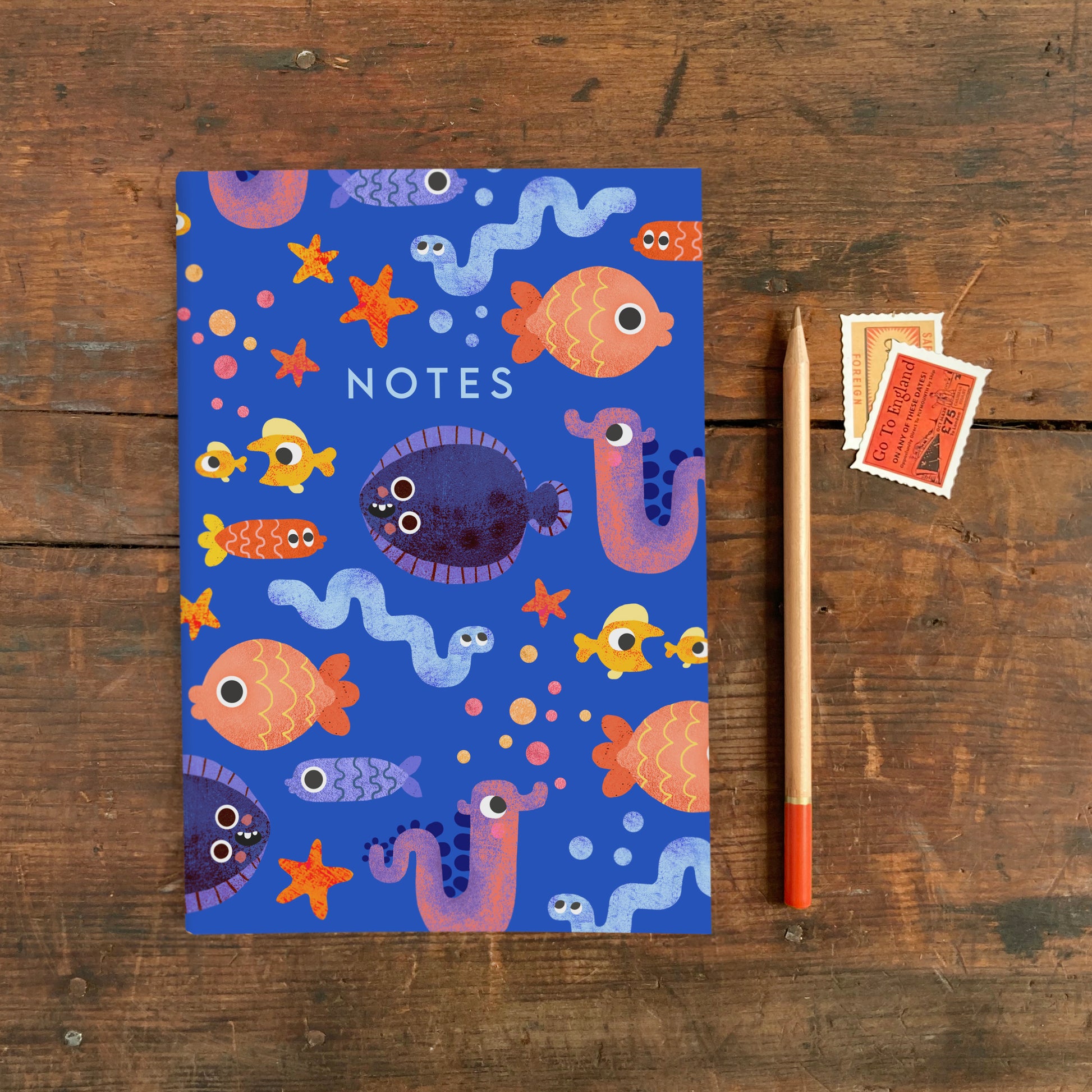 A5 Fish Faces Notebook image 3