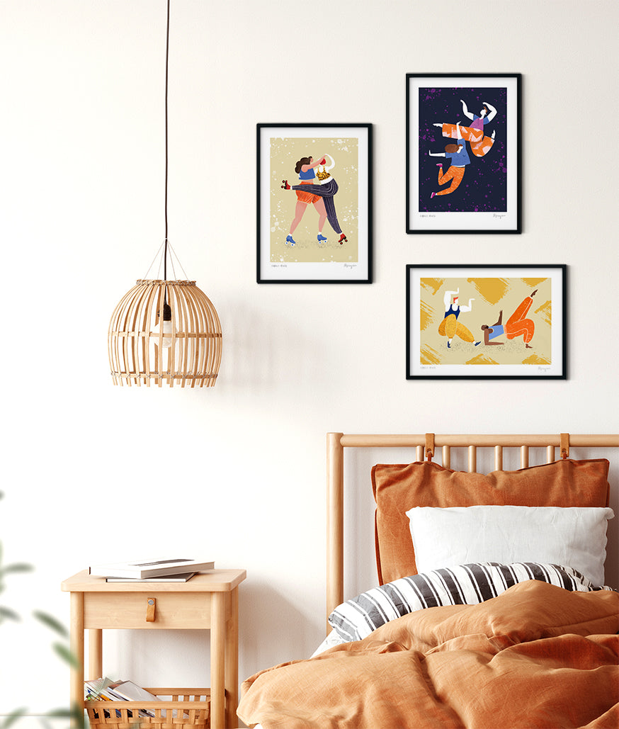 'Break Prancing' A4 Art Print image 1
