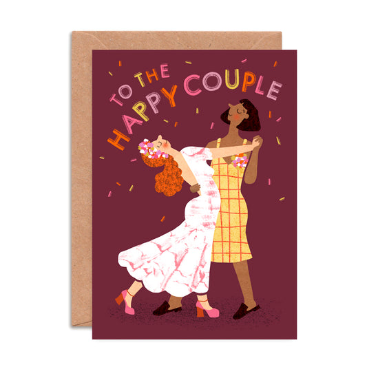 Happy Couple (FF) Greeting Card image 0