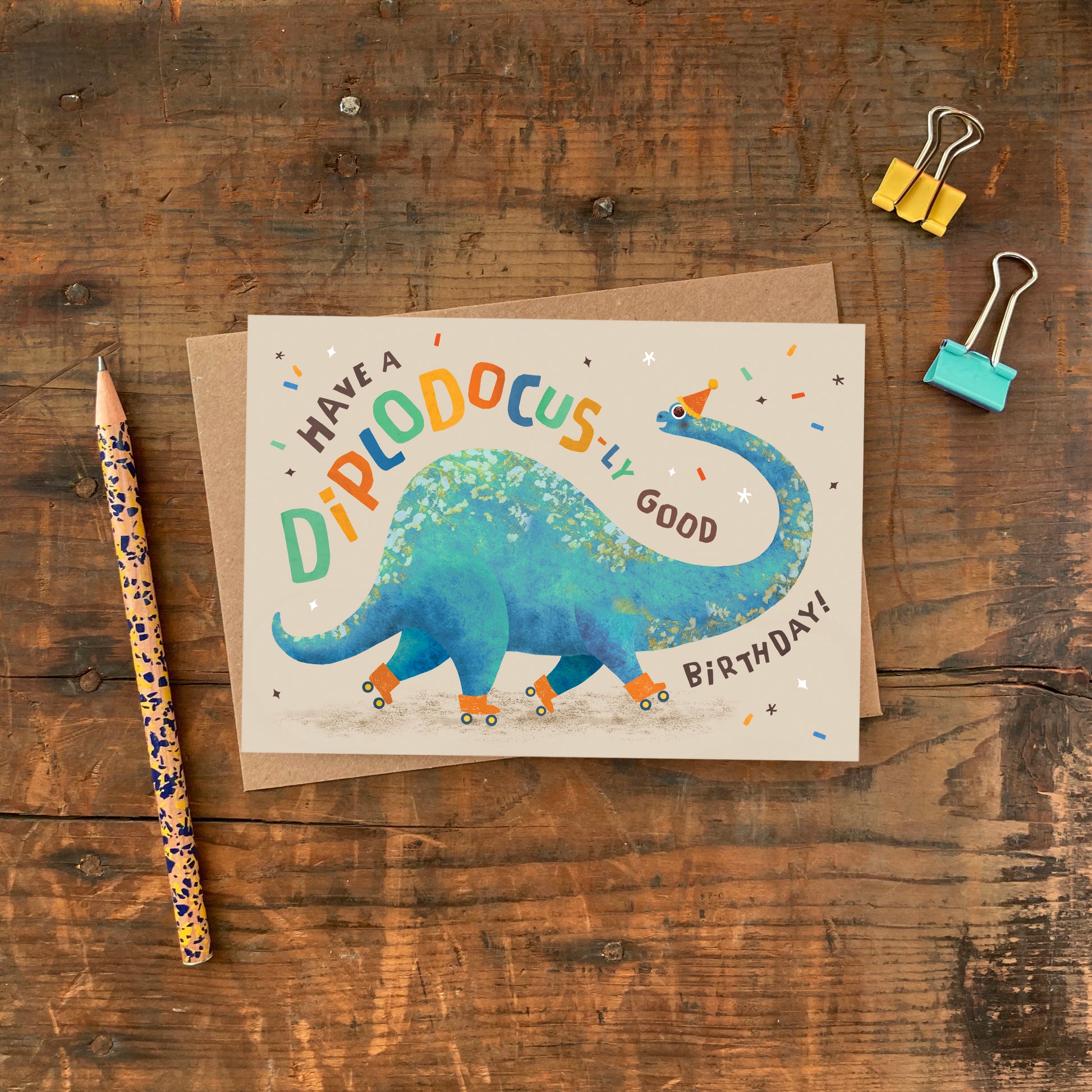 Dino Birthday Multipack of 6 Cards image 4
