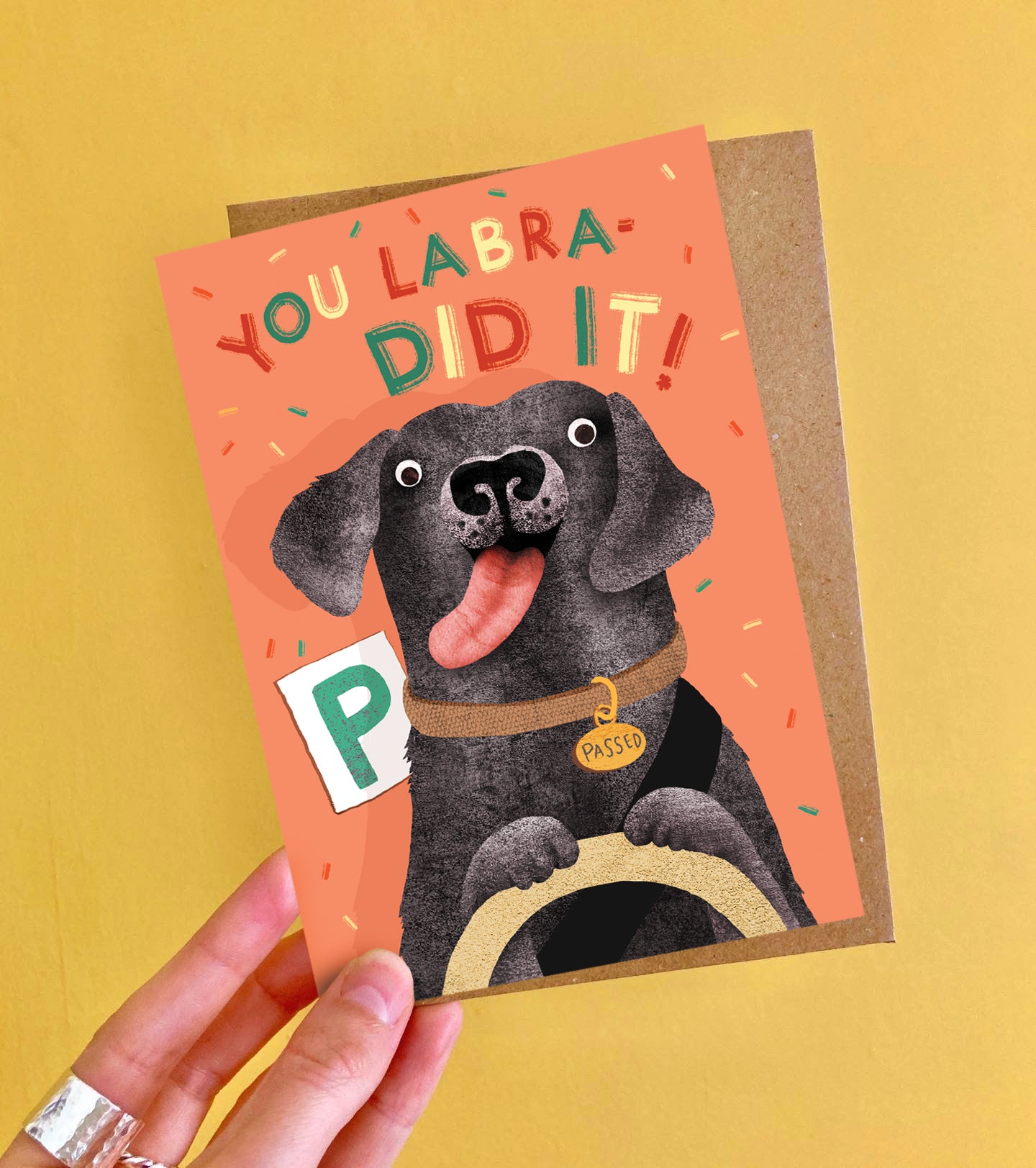 You Labra-did it Dog Greeting Card image 1