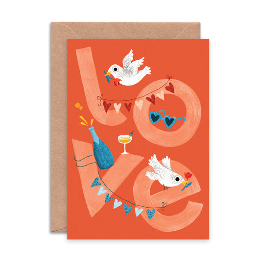 Love Doves Greeting Card image 0